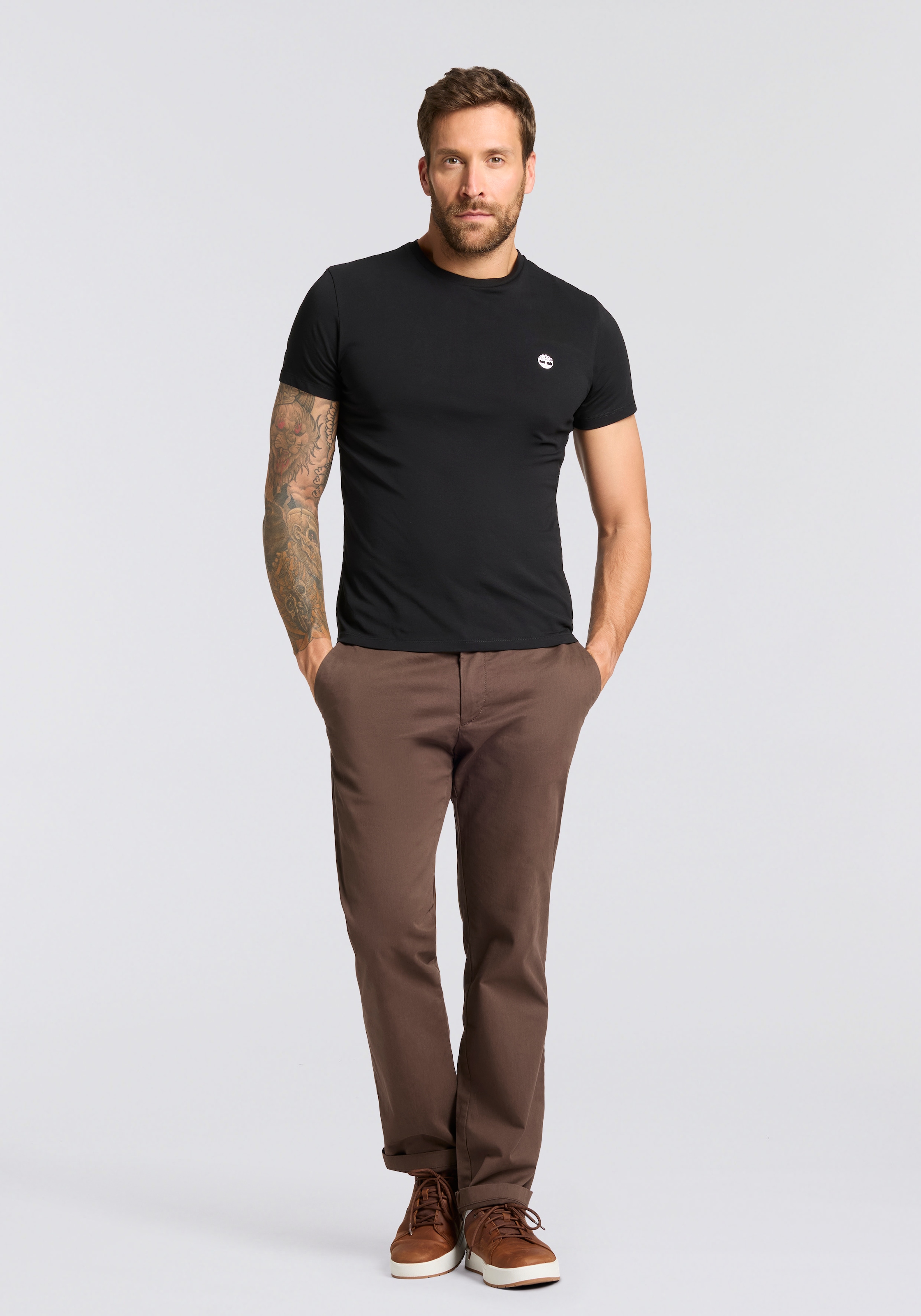 Timberland T-Shirt »DUNSTAN RIVER 3xPack Tee« Set, 3 Stk. für Sportmode, Outdoormode und Streetwear, Kurzarm, aus Baumwolle