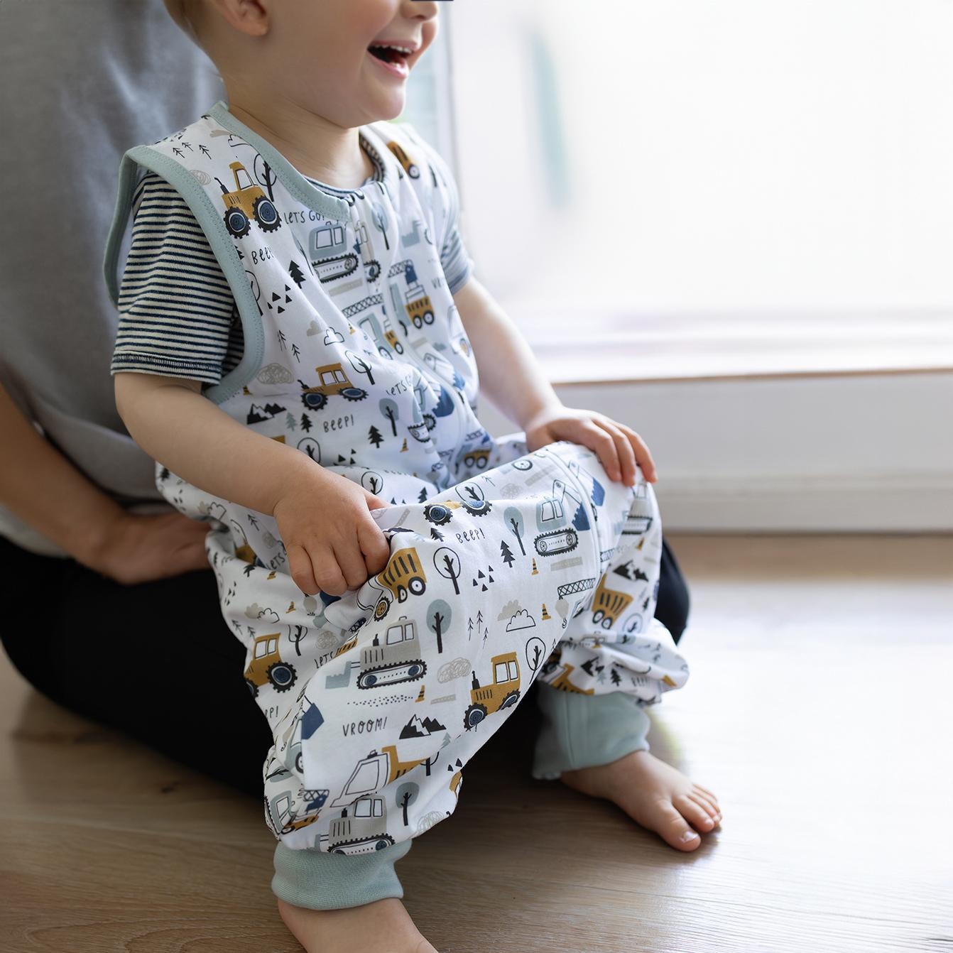 TupTam Babyschlafsack »Schlafsack mit Füßen Babyschlafsack mit Beinen Unwattiert«
