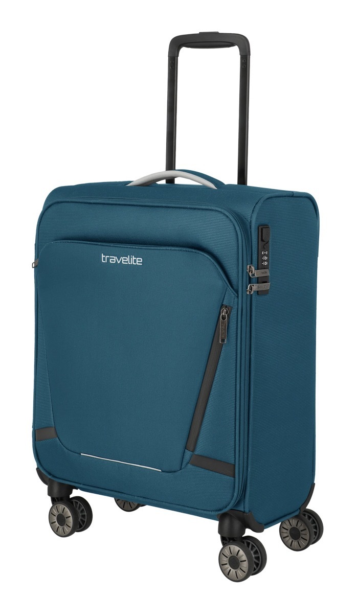 travelite Handgepäck-Trolley »JETPACK Multi Light 4 Cabin, konzipiert für Condor & Ryanair« 37 l 4 Rollen Weichgepäck-Koffer Handgepäck für die meisten gängigen Airlines