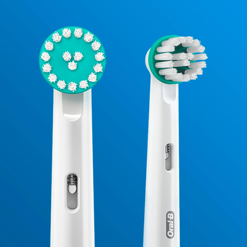 Oral-B Elektrische Zahnbürste »Teen Black«, 2 St. Aufsteckbürsten