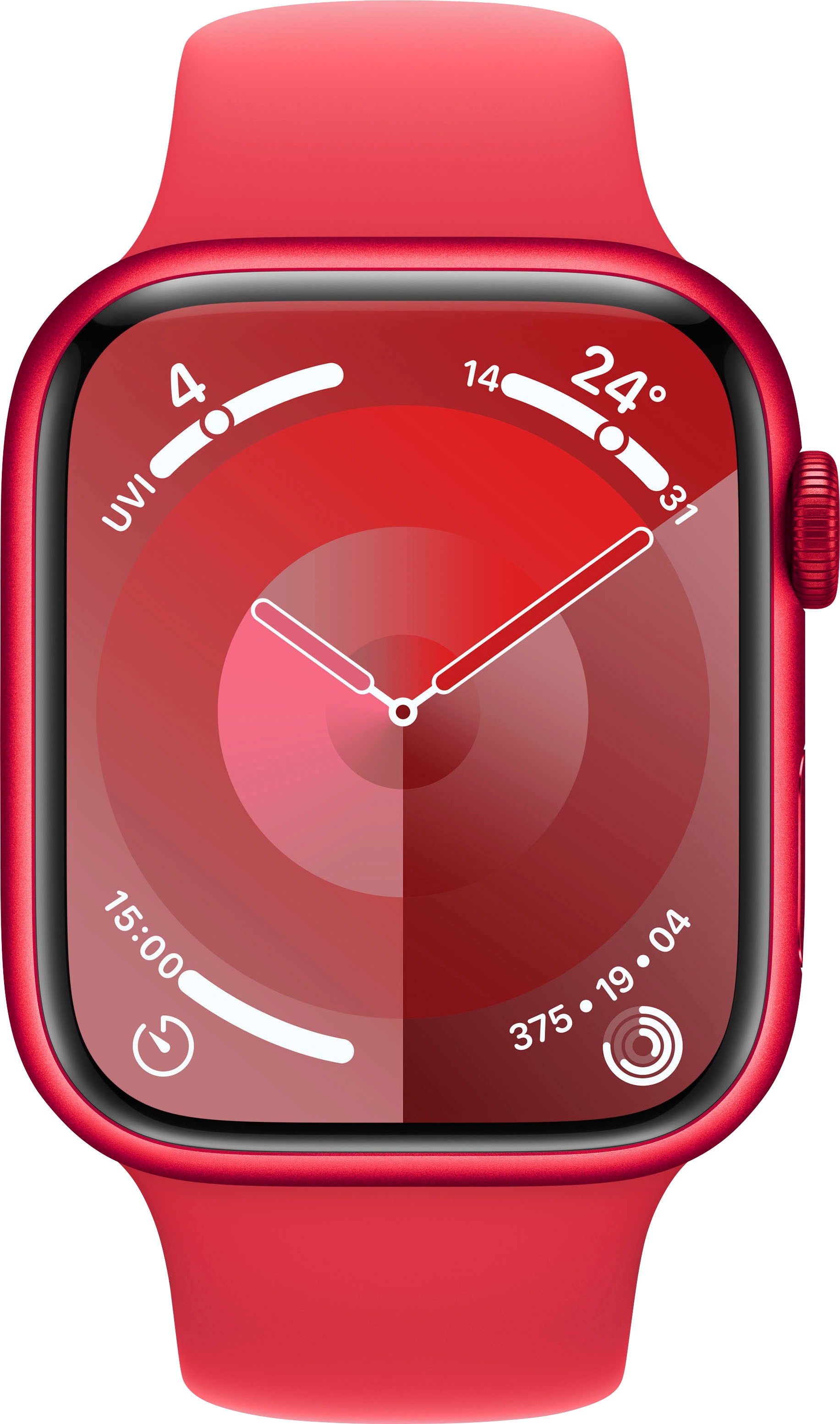 Apple Smartwatch »Watch Series 9 Cellular 10 Band) (Watch bei OTTO + OS kaufen Aluminium«, 45mm GPS Sport