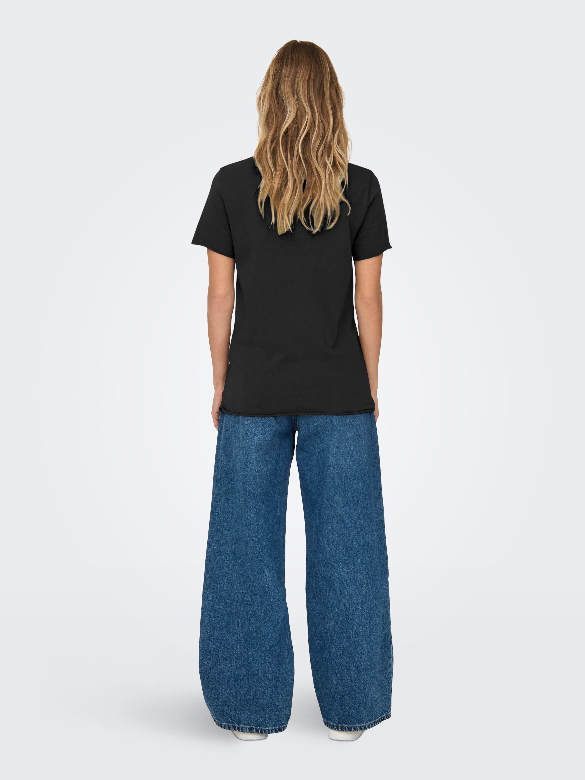 ONLY Rundhalsshirt »ONLLUCY REG S/S TOP JRS NOOS« Baumwolle, regular fit, unterschiedlich bedruckt