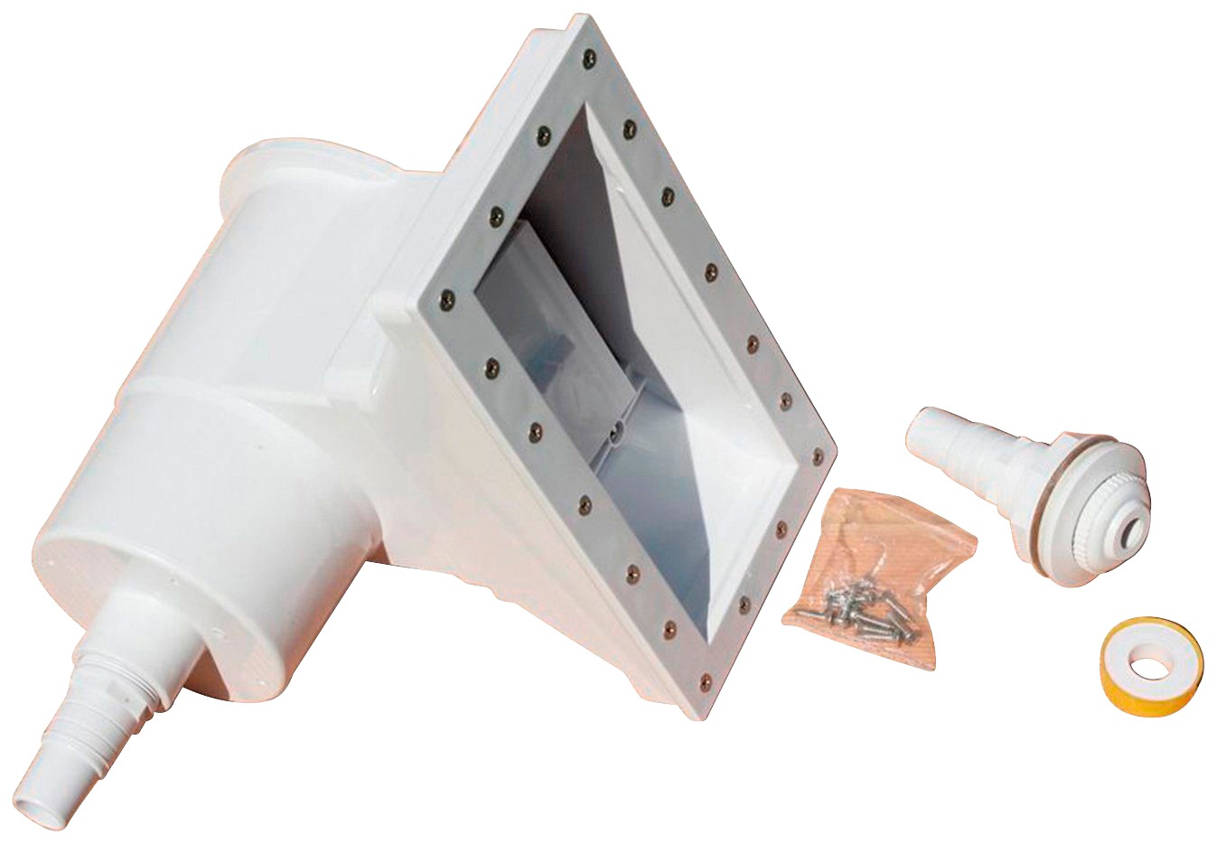 Karibu Achteckpool »PORTO Set B ØxH: 358x124 cm inkl. Zubehör« mit Technikraum unter dem Sonnendeck