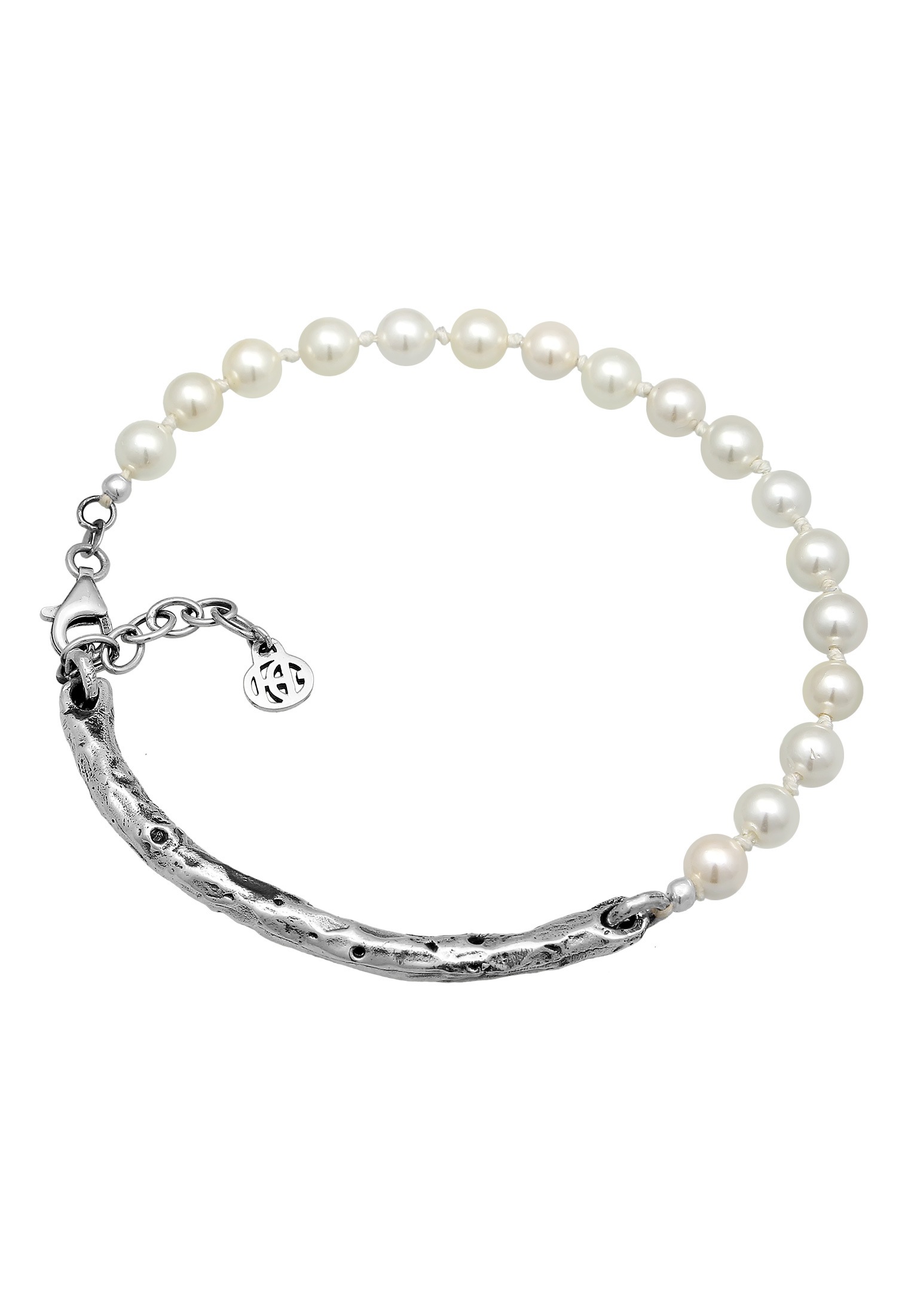 HAZE & GLORY Armkette »Armband Perlenarmband Armreif Elegant 925 Silber«