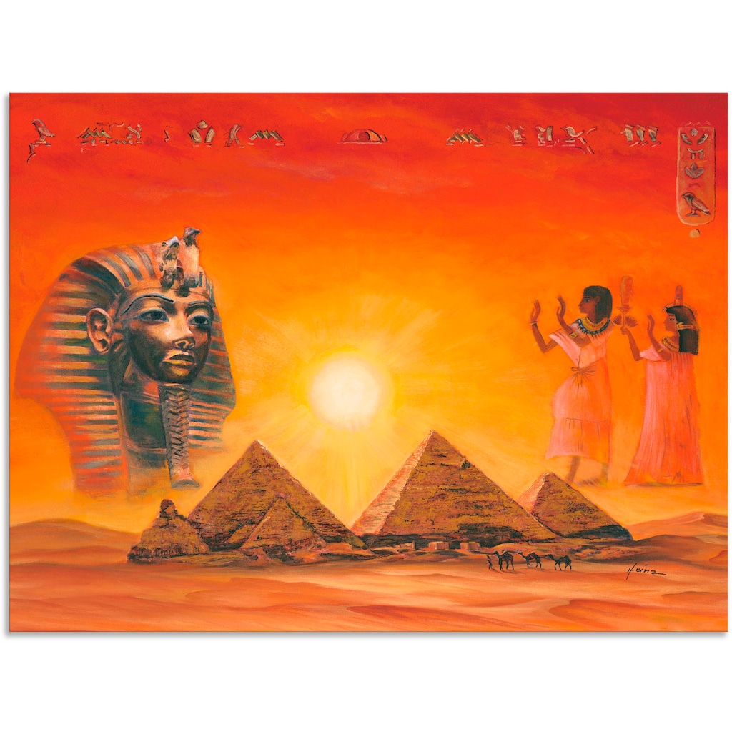 Artland Wandbild »Ägyptische Impressionen«, Afrika, (1 St.)