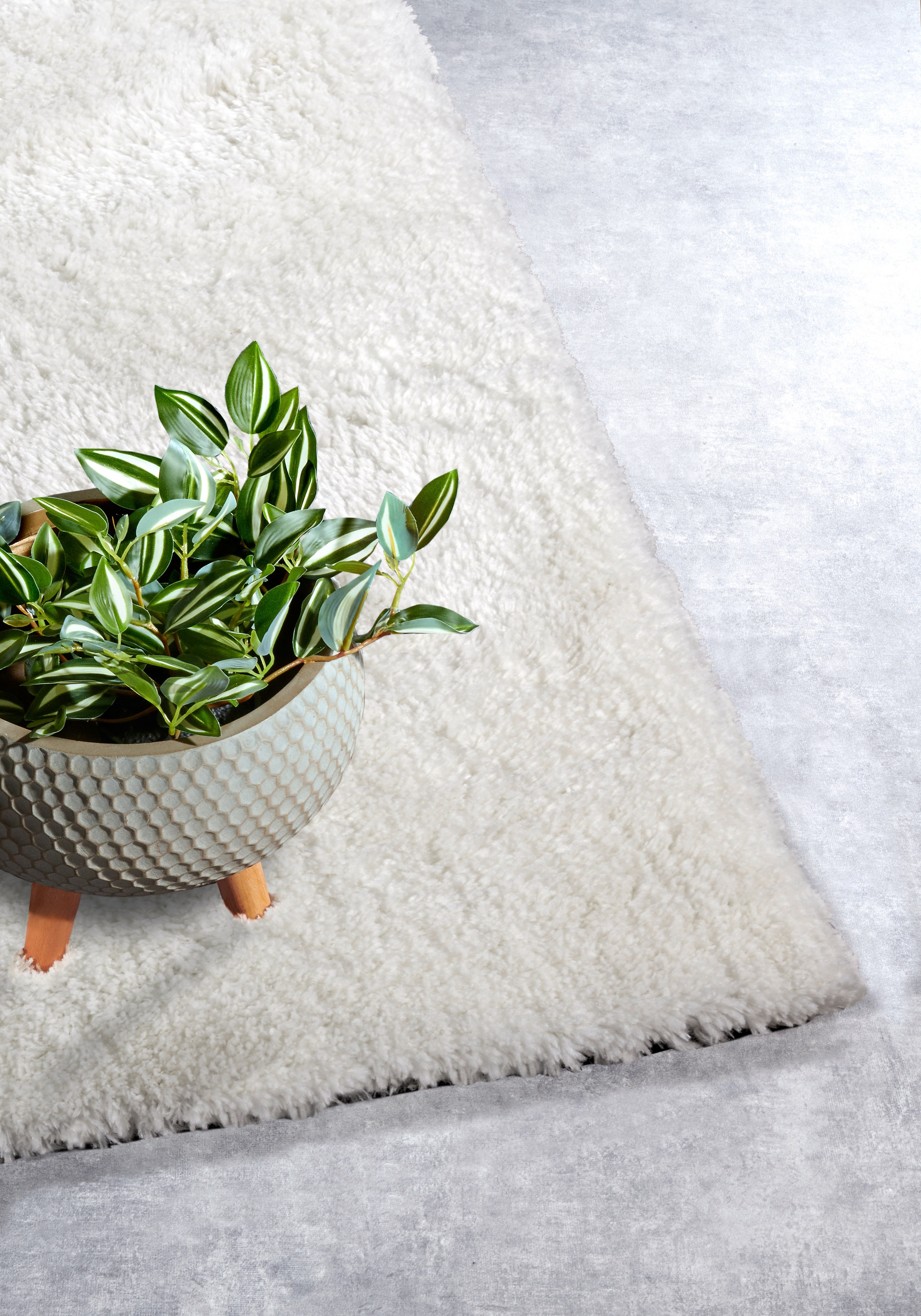 HANSE Home Hochflor-Teppich »Olaf«, rechteckig, 38 mm Höhe, Langflor, Shaggy, einfarbig, flauschig, weich, glänzend, modern, uni