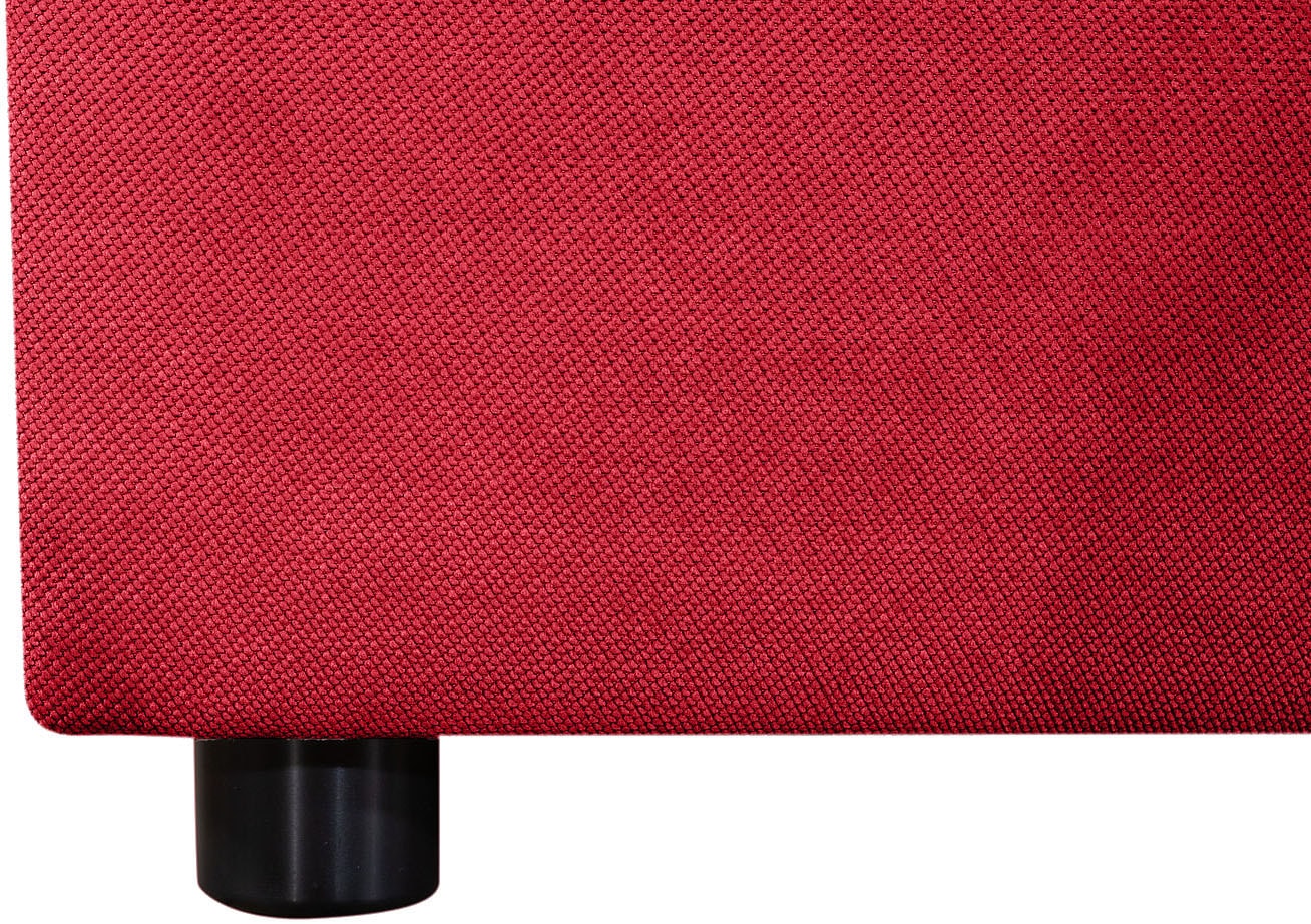 COLLECTION AB Wohnlandschaft »Pico U-Form, Breite 220, mit Schlaffunktion, Bettkasten & Zierkissen«, Wohnlandschaft,2 X Ottomane,Polyätherschaum Polsterung