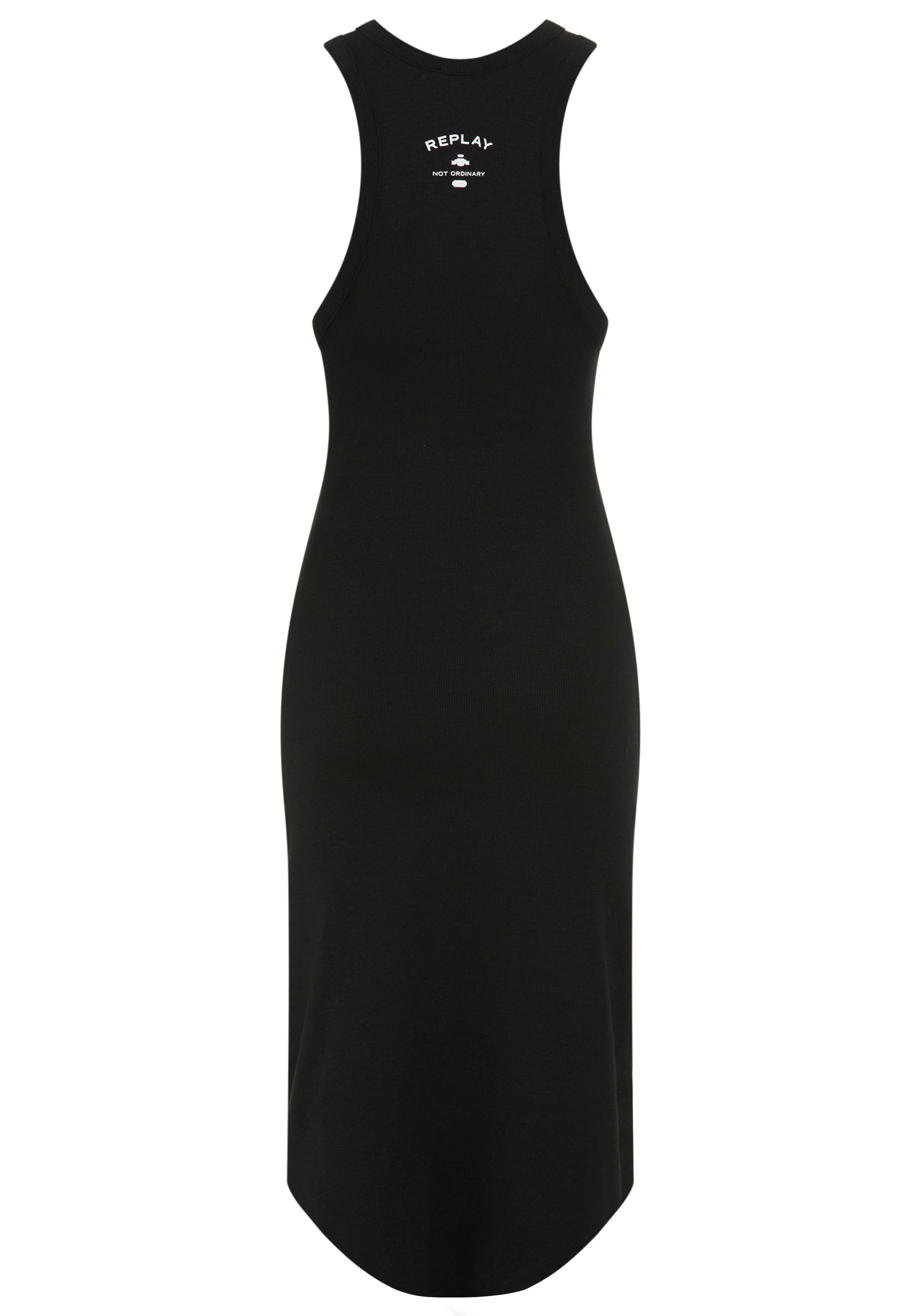 Replay Jerseykleid in gerippter Struktur, figurbetont
