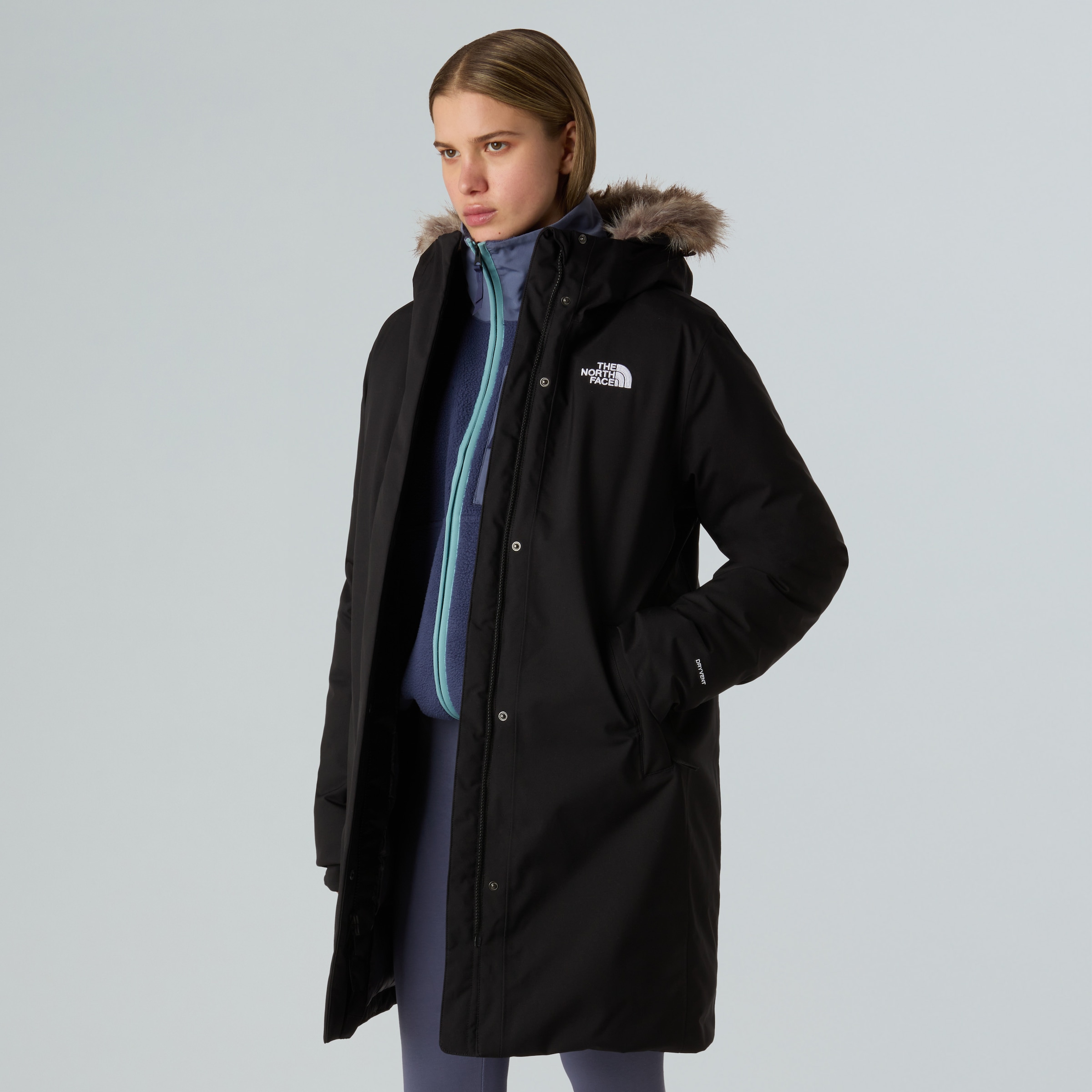 The North Face Daunenmantel »W ARCTIC PARKA«, 1 Stk. Sehr warm, winddicht, wasserdicht
