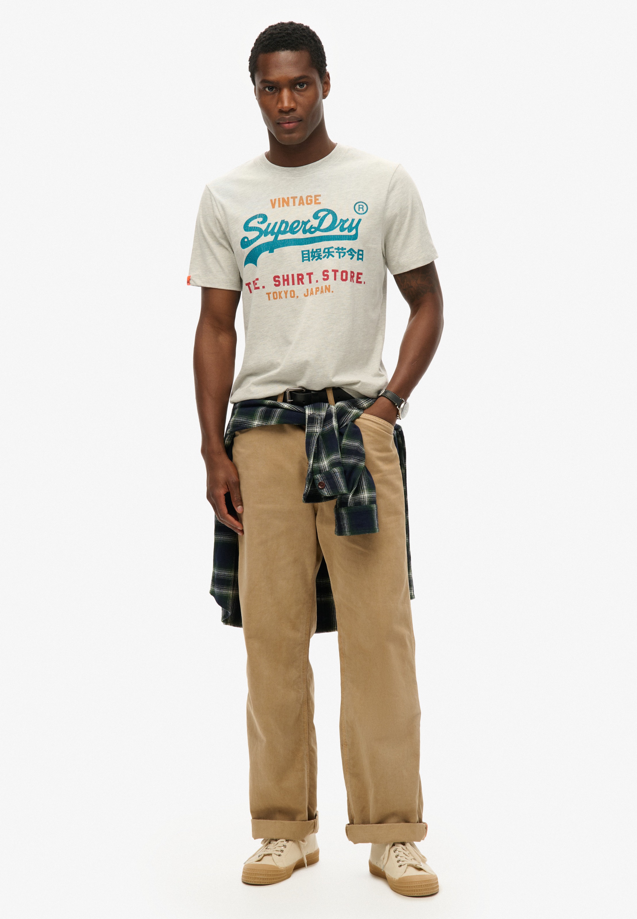 Superdry Rundhalsshirt »VL CALI RELAXED TEE«