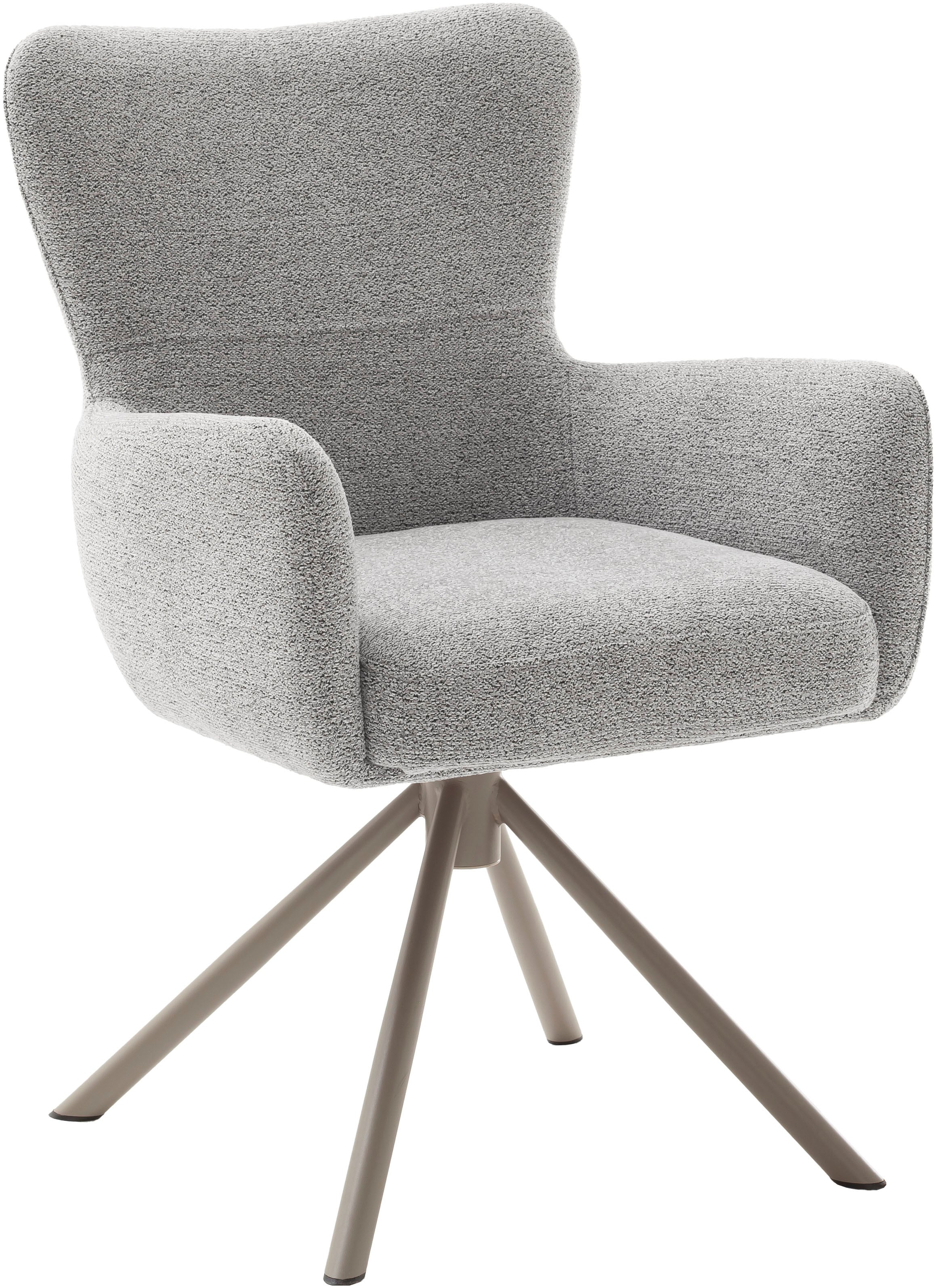 MCA furniture 4-Fußstuhl (Set) 2 Stk.Taschenfederkern, 360° drehbar