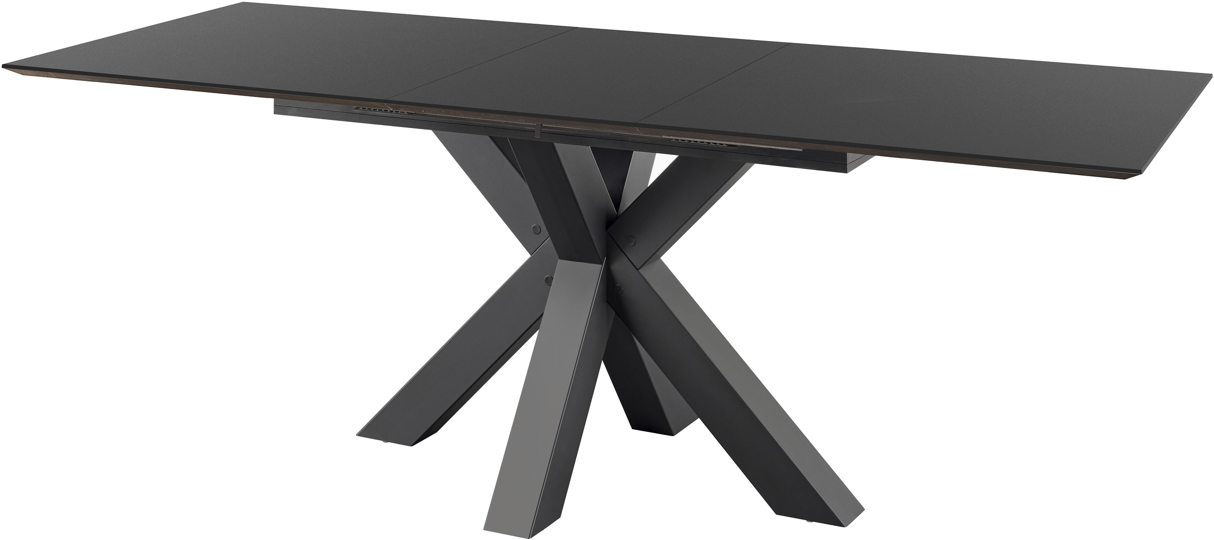 set one by Musterring Esstisch »New Atlanta« Platte rechteckig mit schweizer Kante, ausziehbar, Stern-Gestell