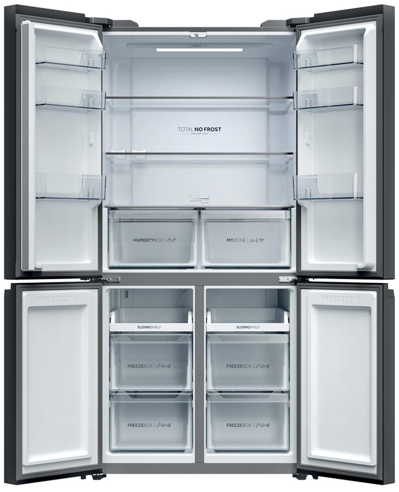 Haier Kühl-/Gefrierkombination »HCR39F19ENPT« 190,5 cm hoch 90,8 cm breit Humidity Zone: Obst, Gemüse und Salat 2x länger frisch halten