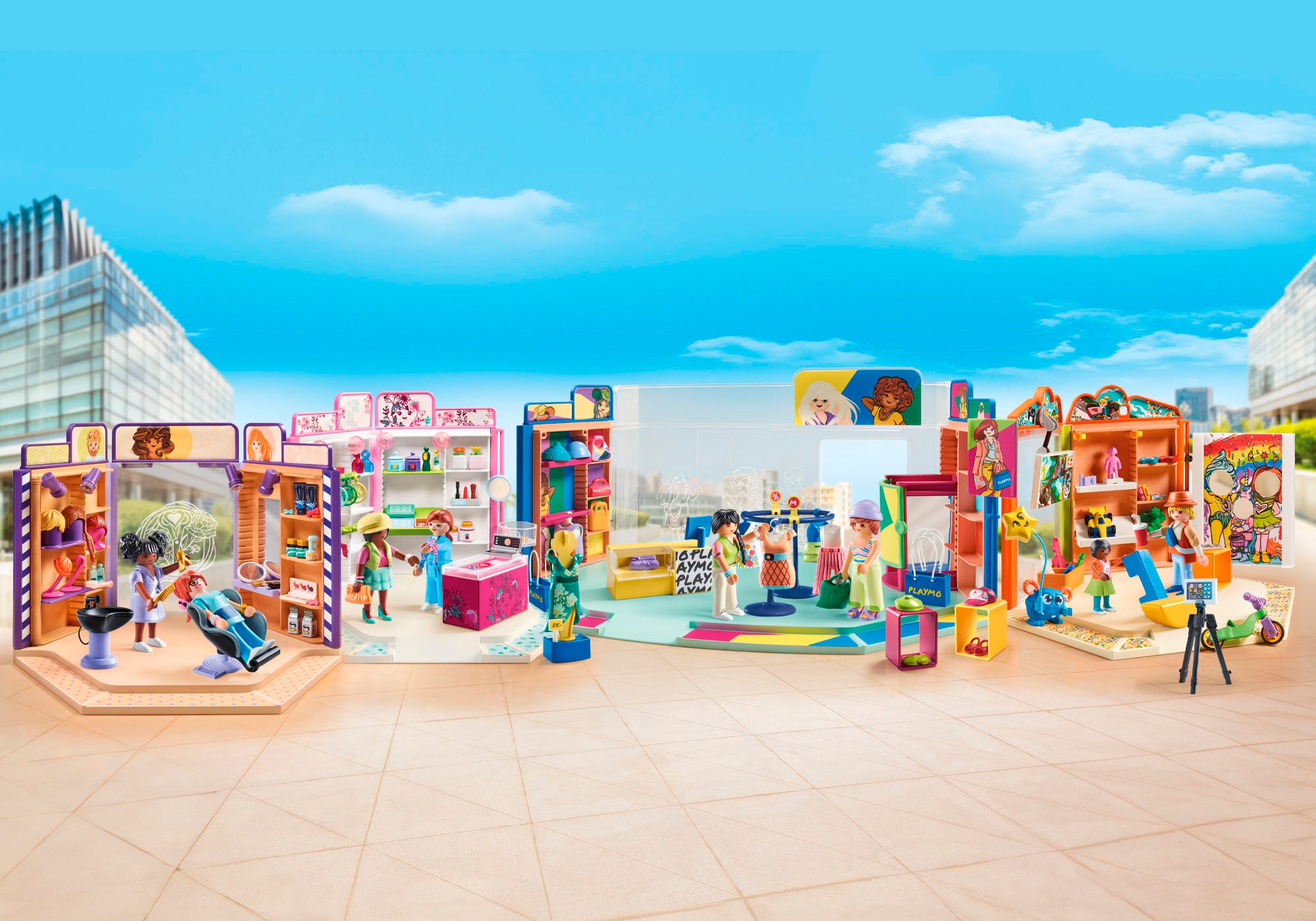 Playmobil® Konstruktions-Spielset »Beauty Boutique (71537), My Life«, (95 St.), Made in Europe