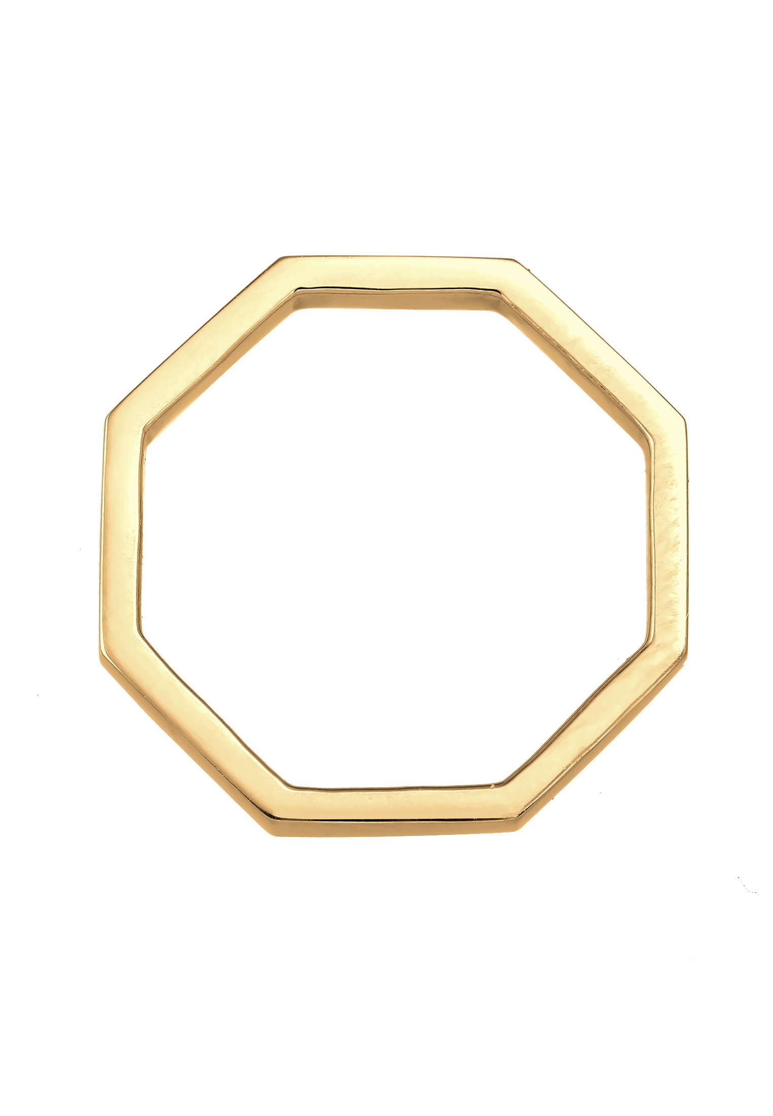 Elli Silberring »Ring Pinky Ring Achteckform Mini Ring 925 Silber«