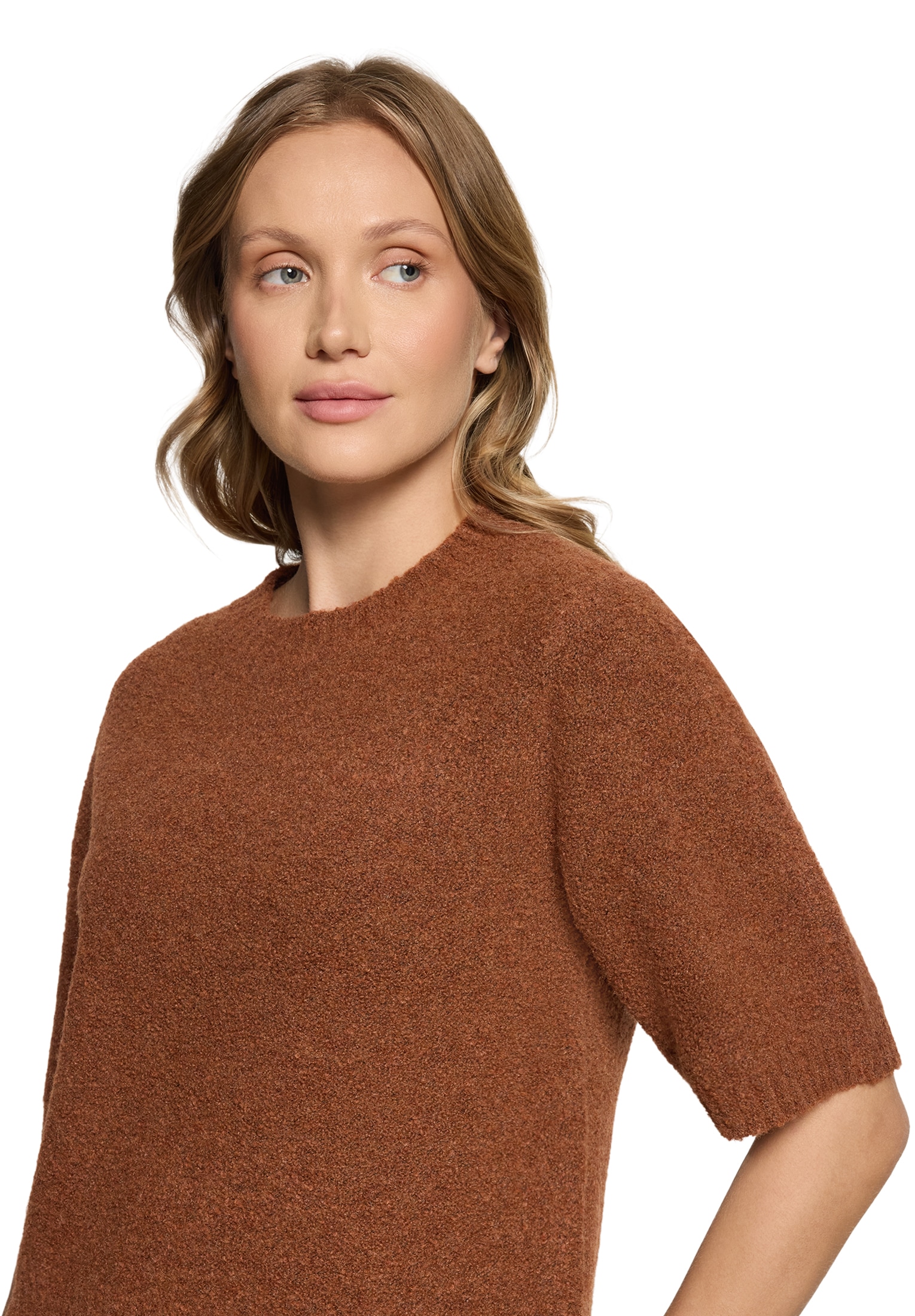 Betty&Co Strickpullover »Strickpullover mit Rundhalsausschnitt«