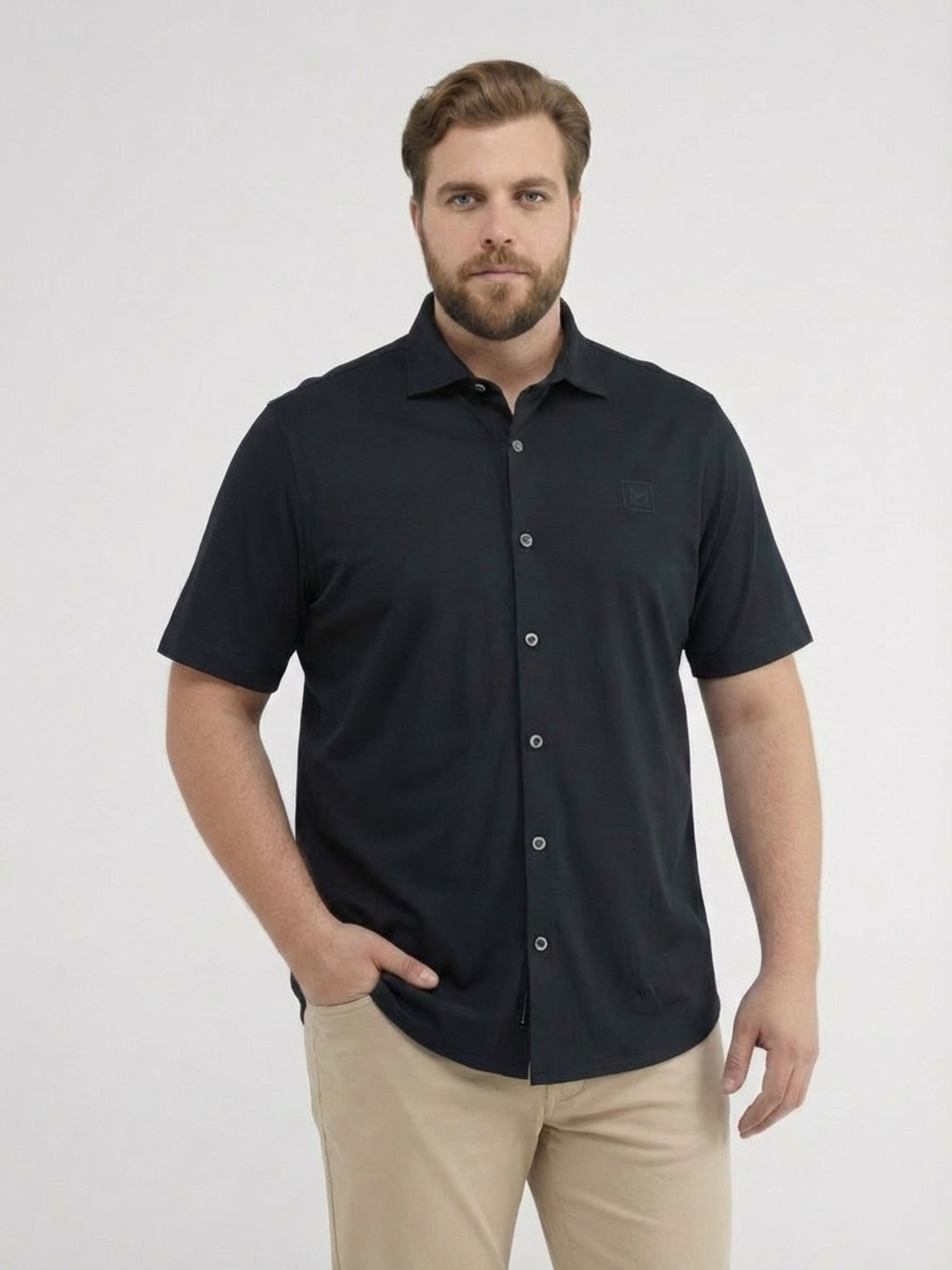 LERROS Kurzarmhemd »1/2 Hemd mit COOL & DRY Funktion, grosse Größen«