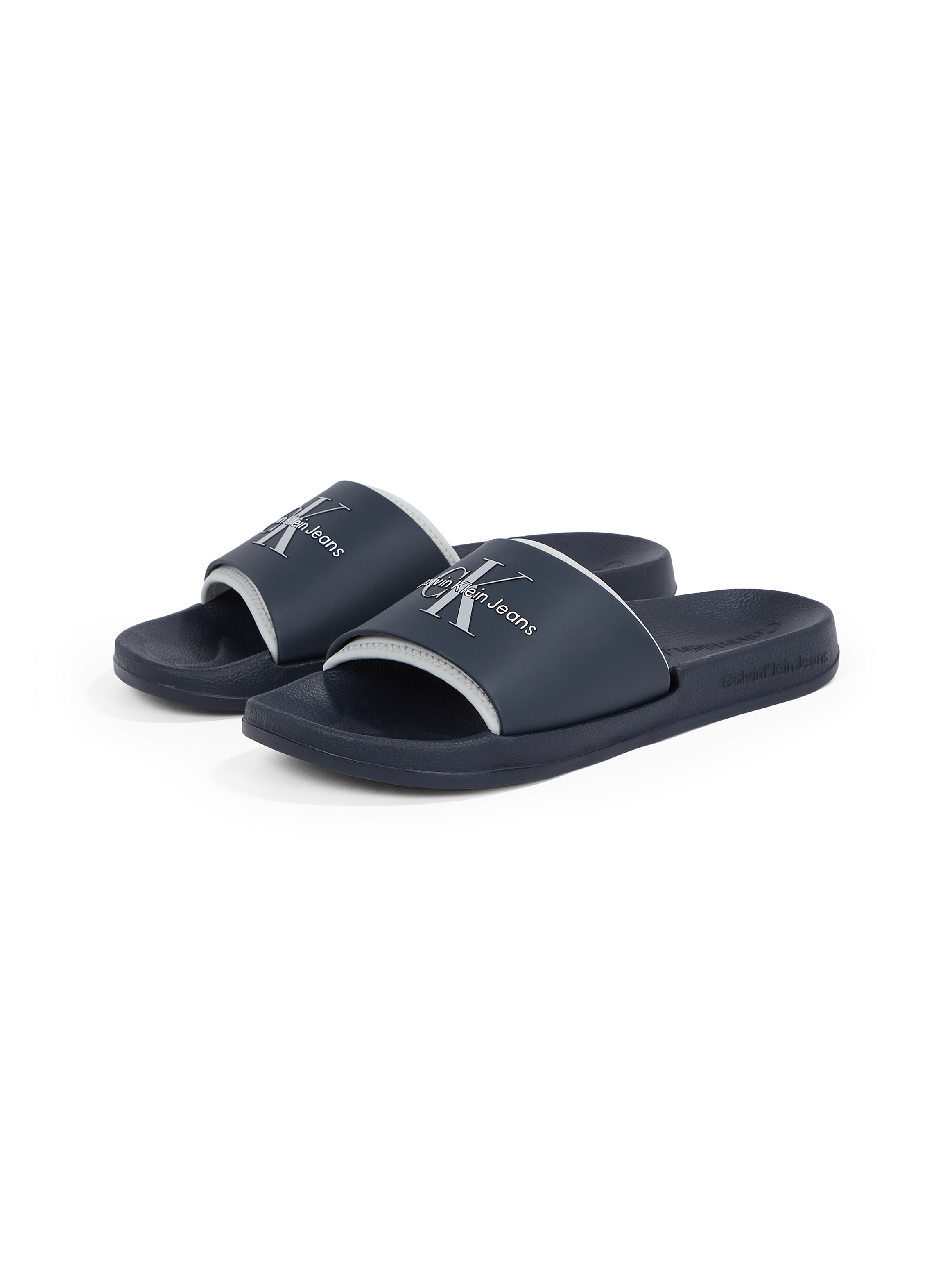 Calvin Klein Jeans Badepantolette »FERRIS 1R«, Sommerschuh, Poolslides, Schlappen, für Strand und Schwimmbad