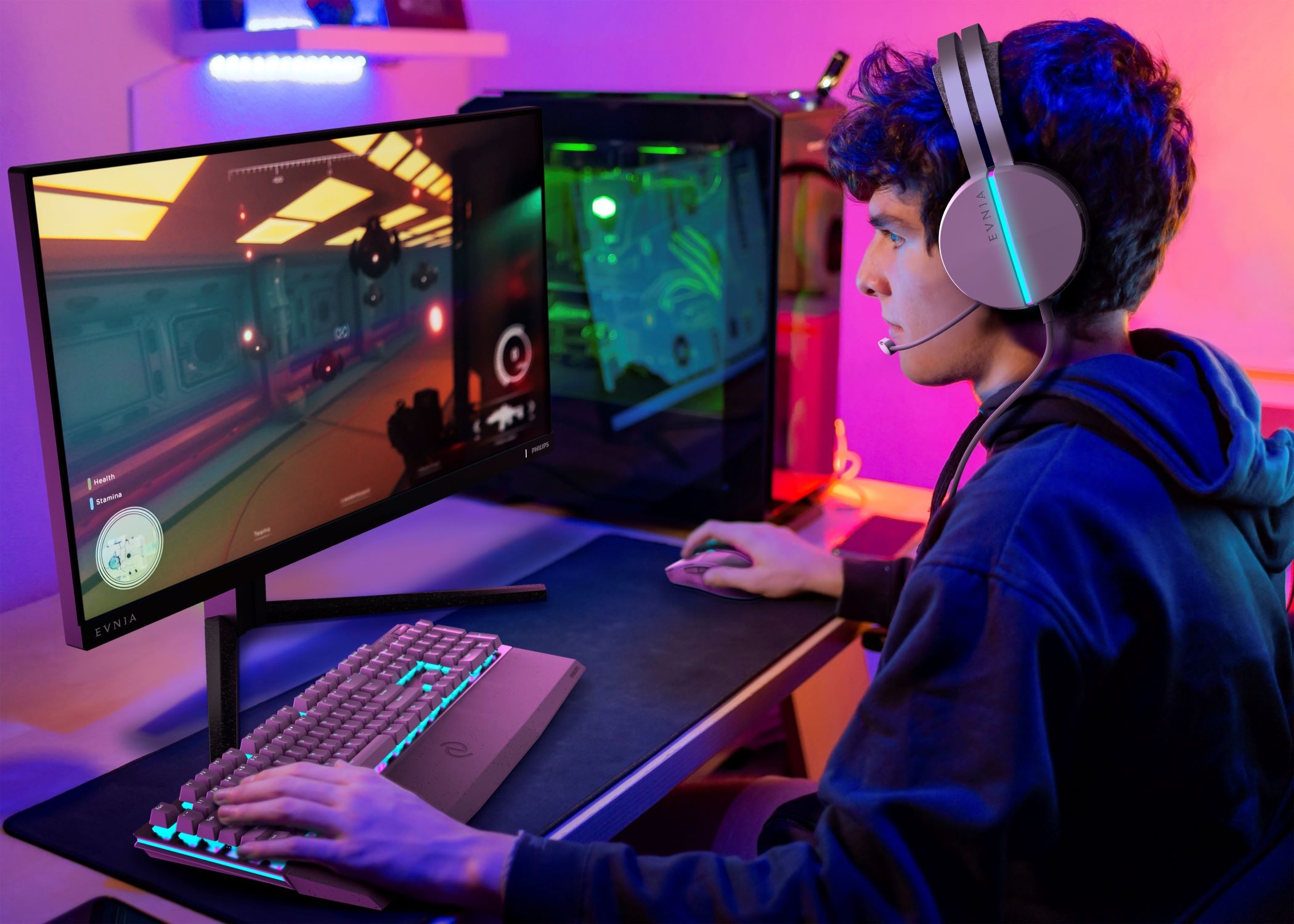 Philips Gaming-LED-Monitor »27M2N3800A« 68,5 cm/27 ″  3840 x 2160 px 1 Reaktionszeit 160 Hz Dual Frame, Pivot, Drehbar, Neigbar, Höhenverstellbar, Lautsprecher