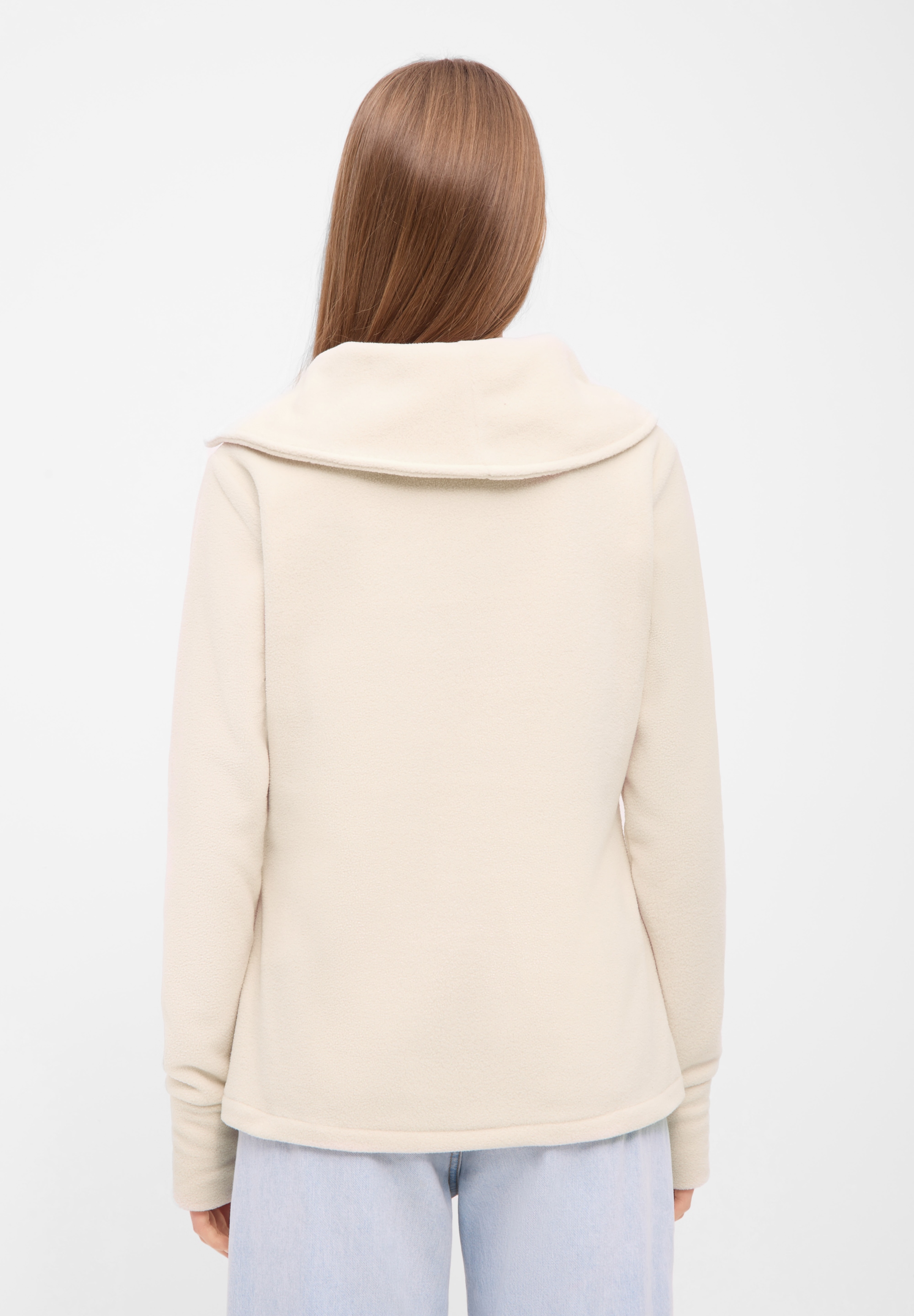 Bench. Fleecepullover »APRILLE«, warmes, tailliertes Fleeceshirt mit Troyerkragen und Seitentaschen