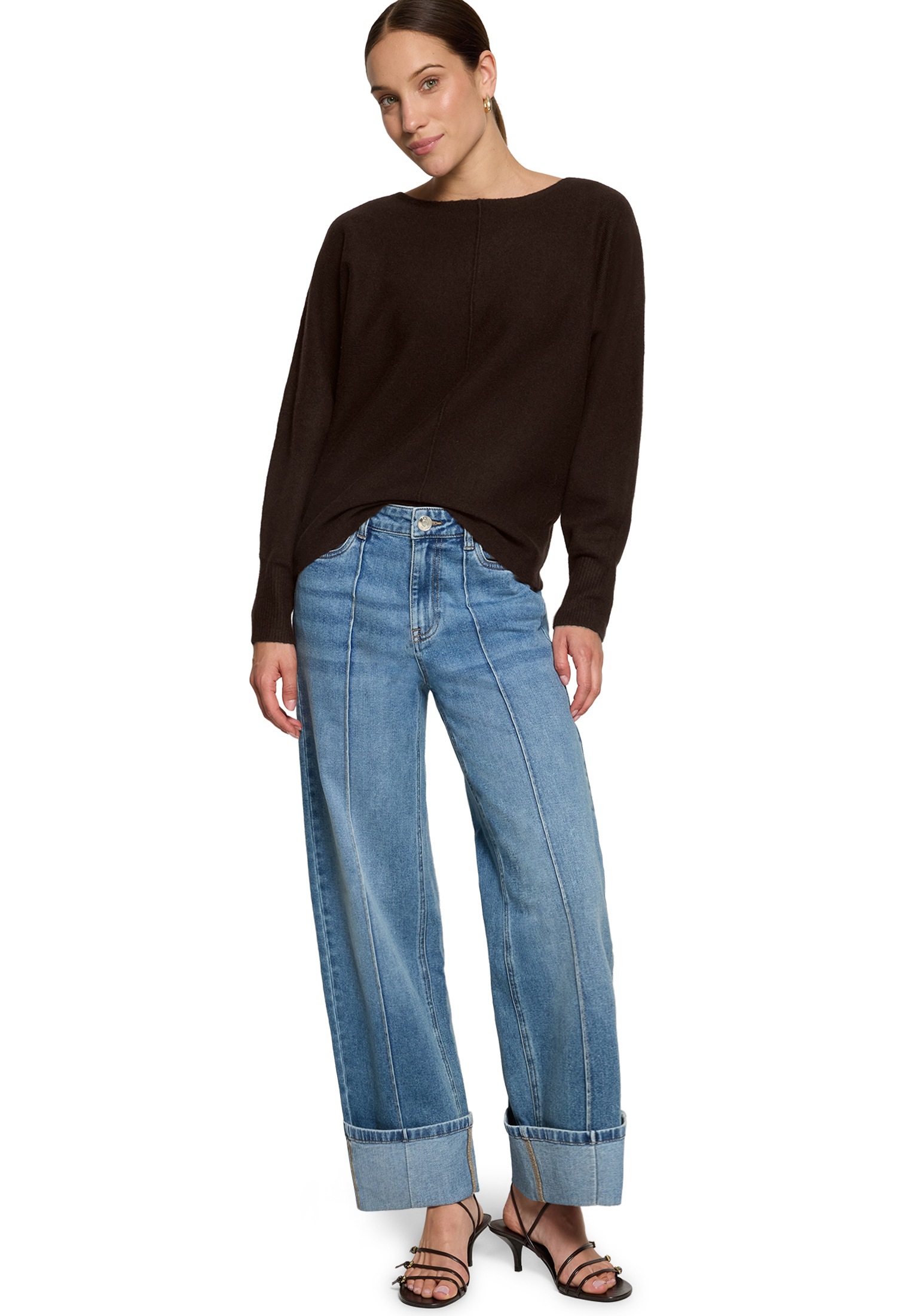 Zero Culotte »Used Look-Jeans mit Biesen Style Witney«