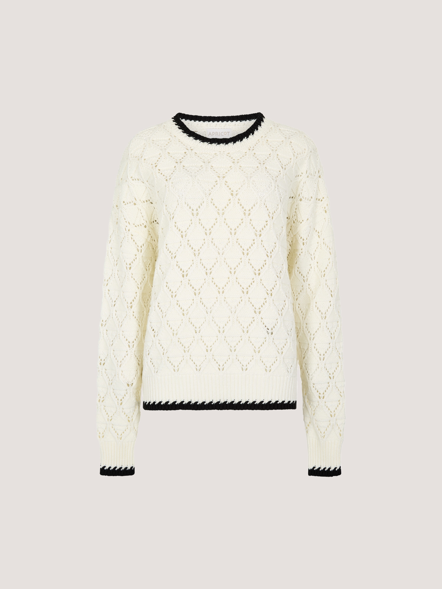 Apricot Strickpullover »Pullover« mit Blanket-Stich