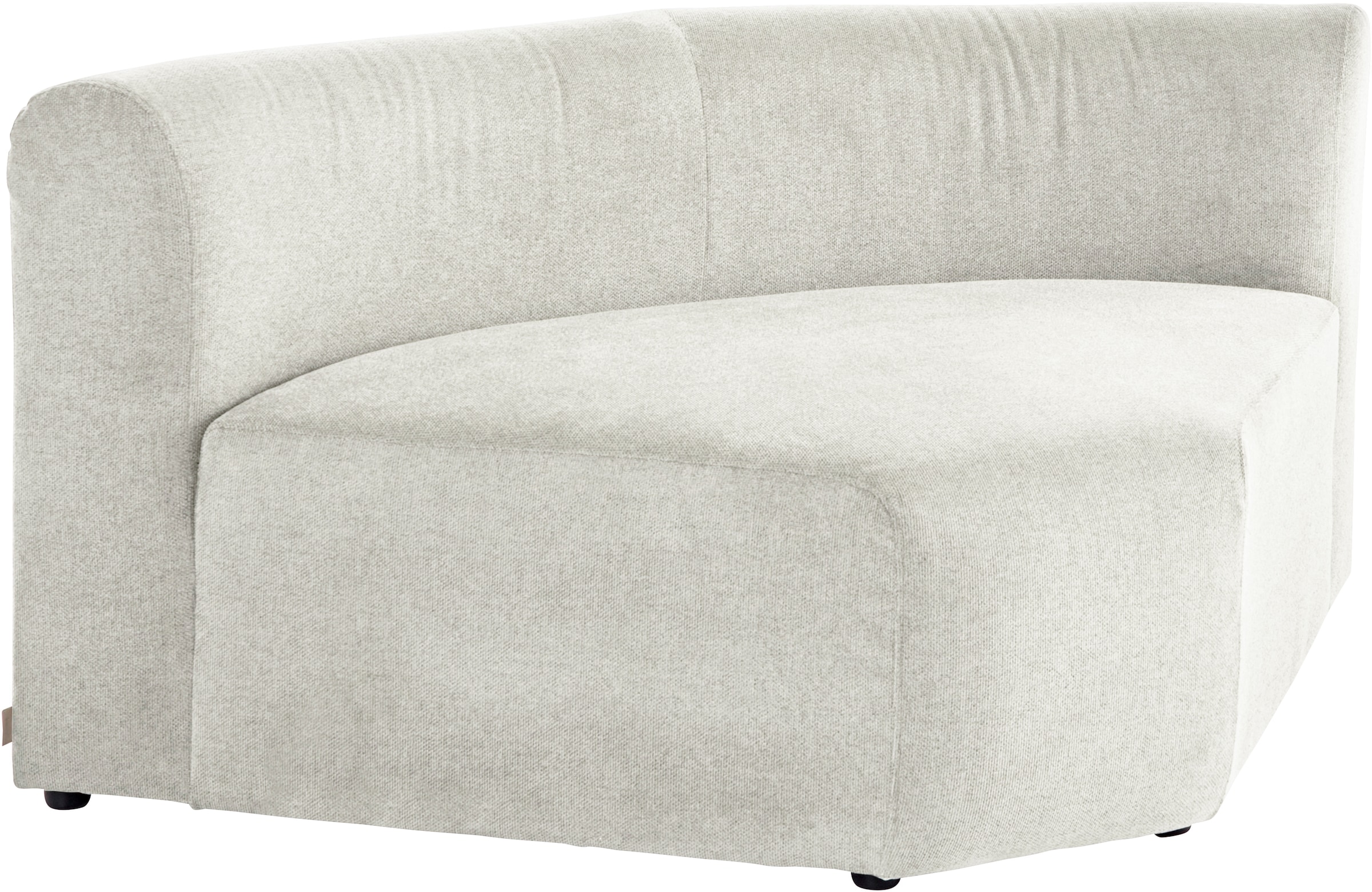 LeGer Home by Lena Gercke Sofa-Eckelement »LYZA mit gerundeter Rückenlehne, Maße B/T/H: 122/104/74 cm«, als Modul oder separat verwendbar, für individuelle Zusammenstellung