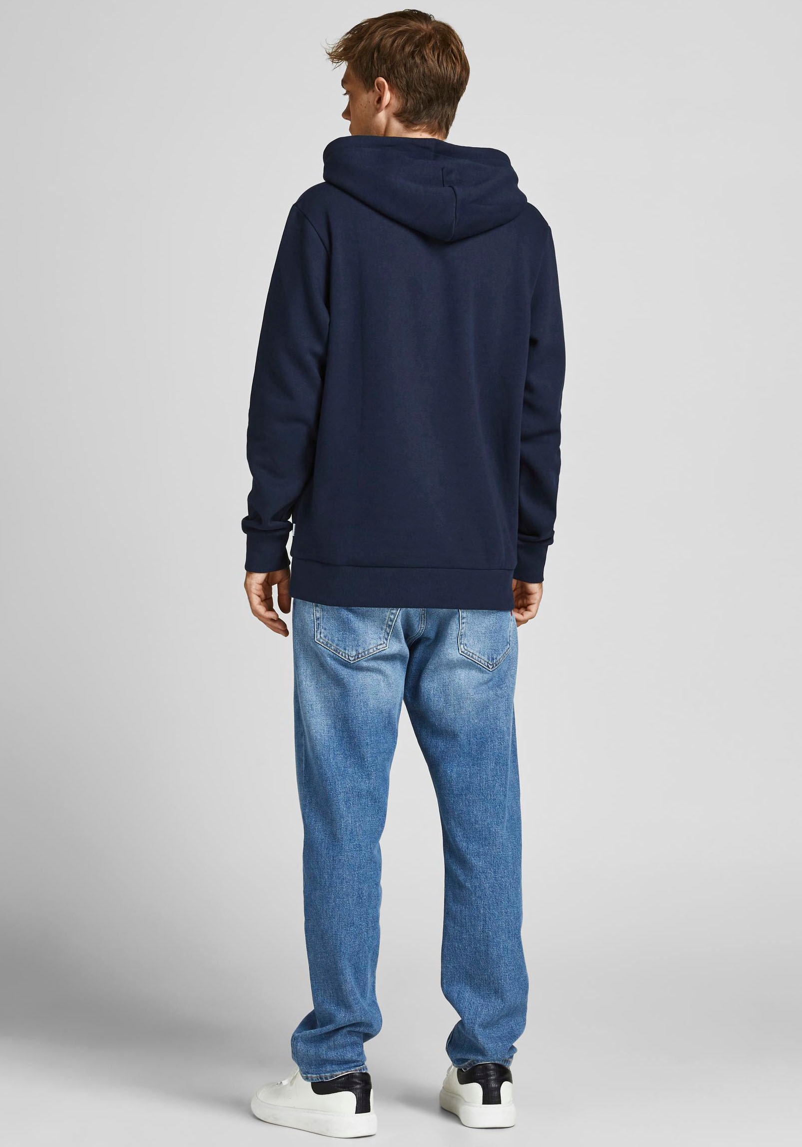 Jack & Jones Kapuzensweatshirt »CORP OLD LOGO SWEAT HOOD«, (Packung, 2 tlg., 2er-Pack)