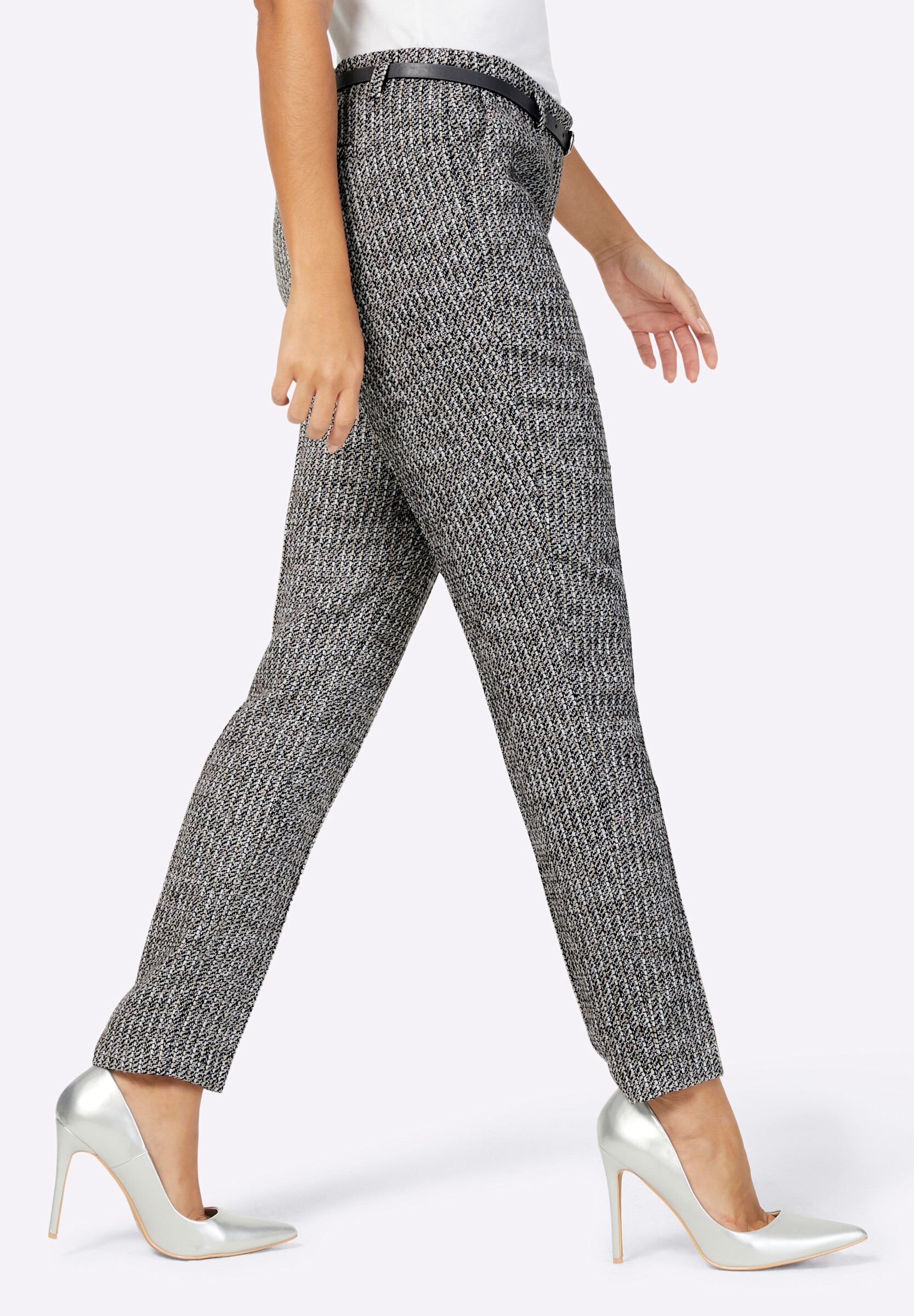 creation L Stoffhose »Hose Hose in Tweed-Qualität«