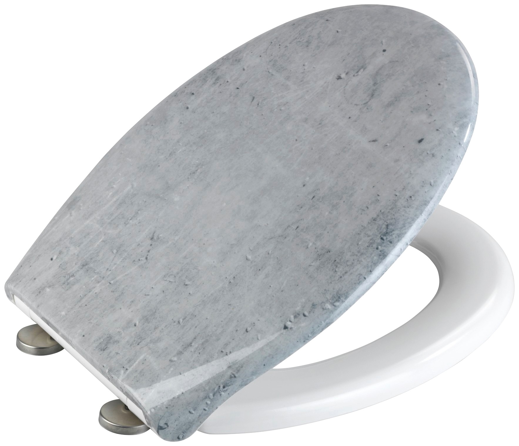 WENKO WC-Sitz »Concrete«, Duroplast, mit Absenkautomatik