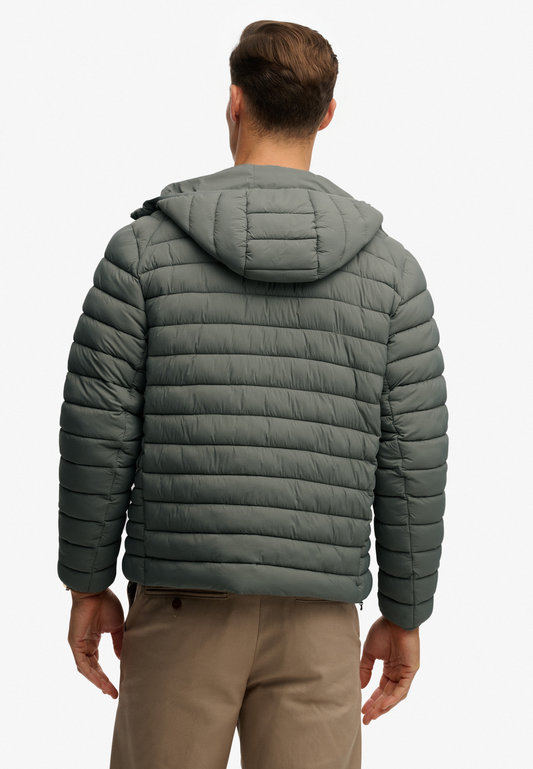 Superdry Steppjacke »Hooded Fuji Lite Jacket« mit Kapuze slim fit Form, mit Kapuze