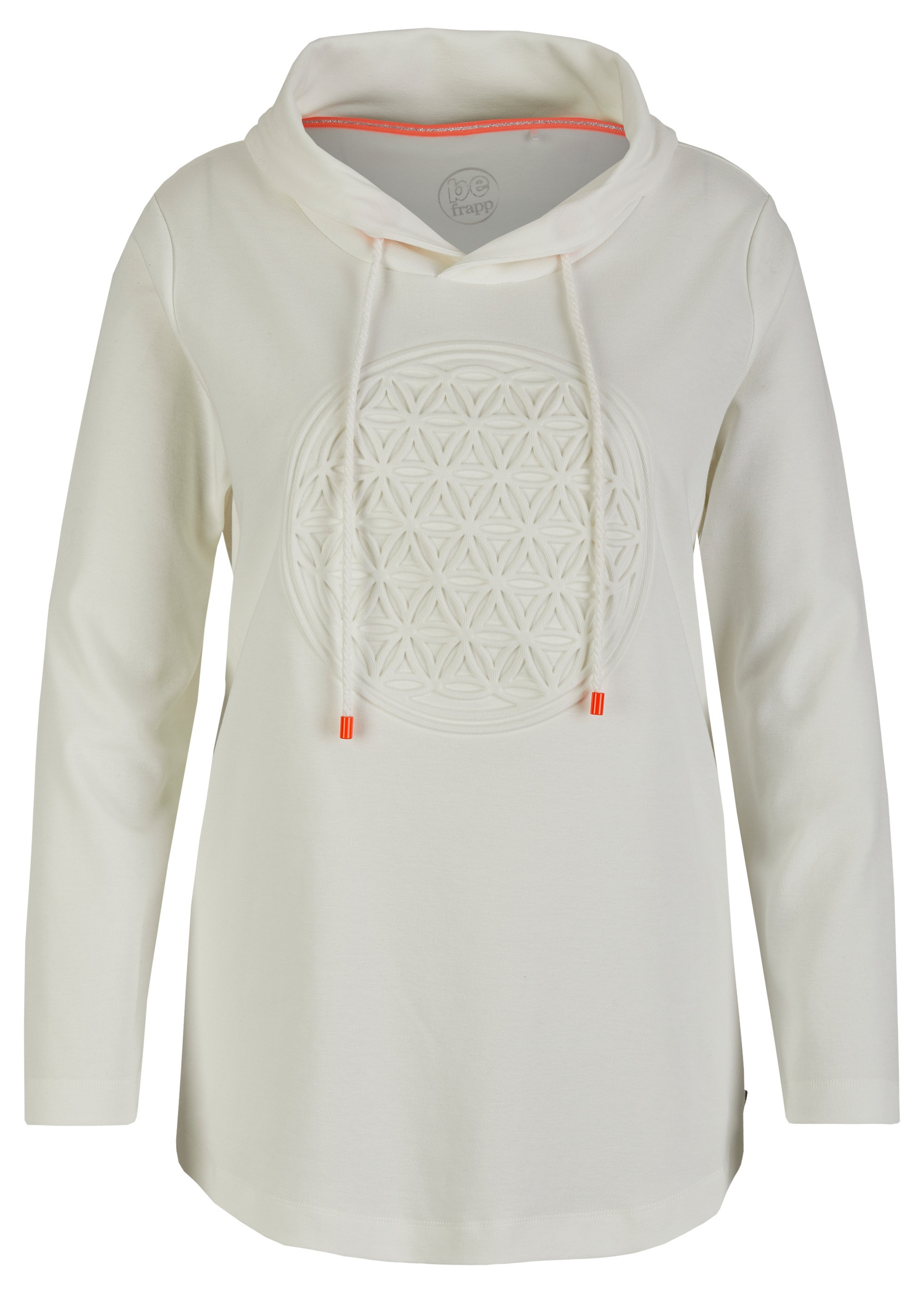 FRAPP Stehkragenpullover, mit Front-Motiv