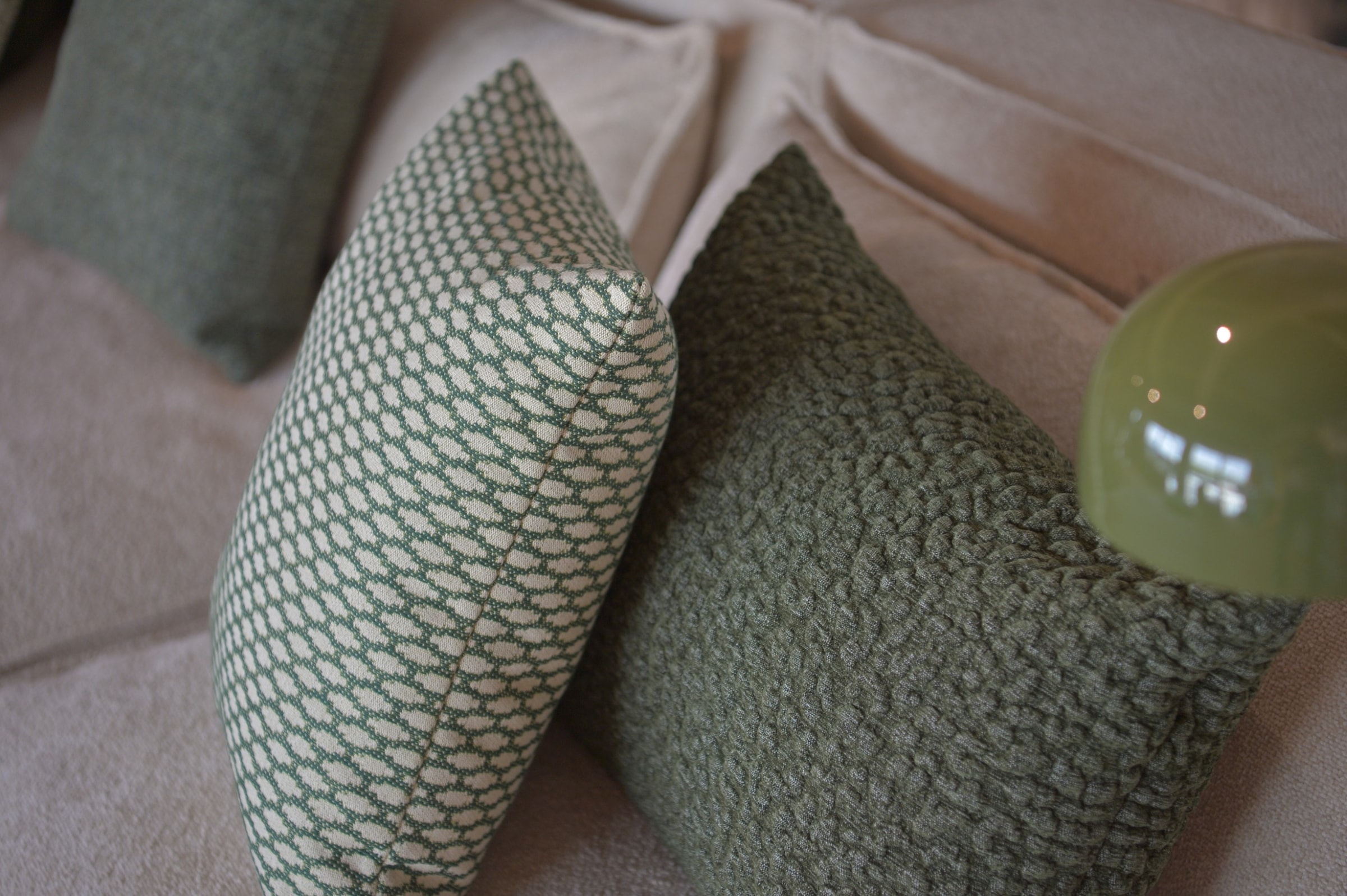 H.O.C.K. Dekokissen »Nalou« Sofakissen inkl. Füllung, 50x50cm, Dekokissen, gemustert