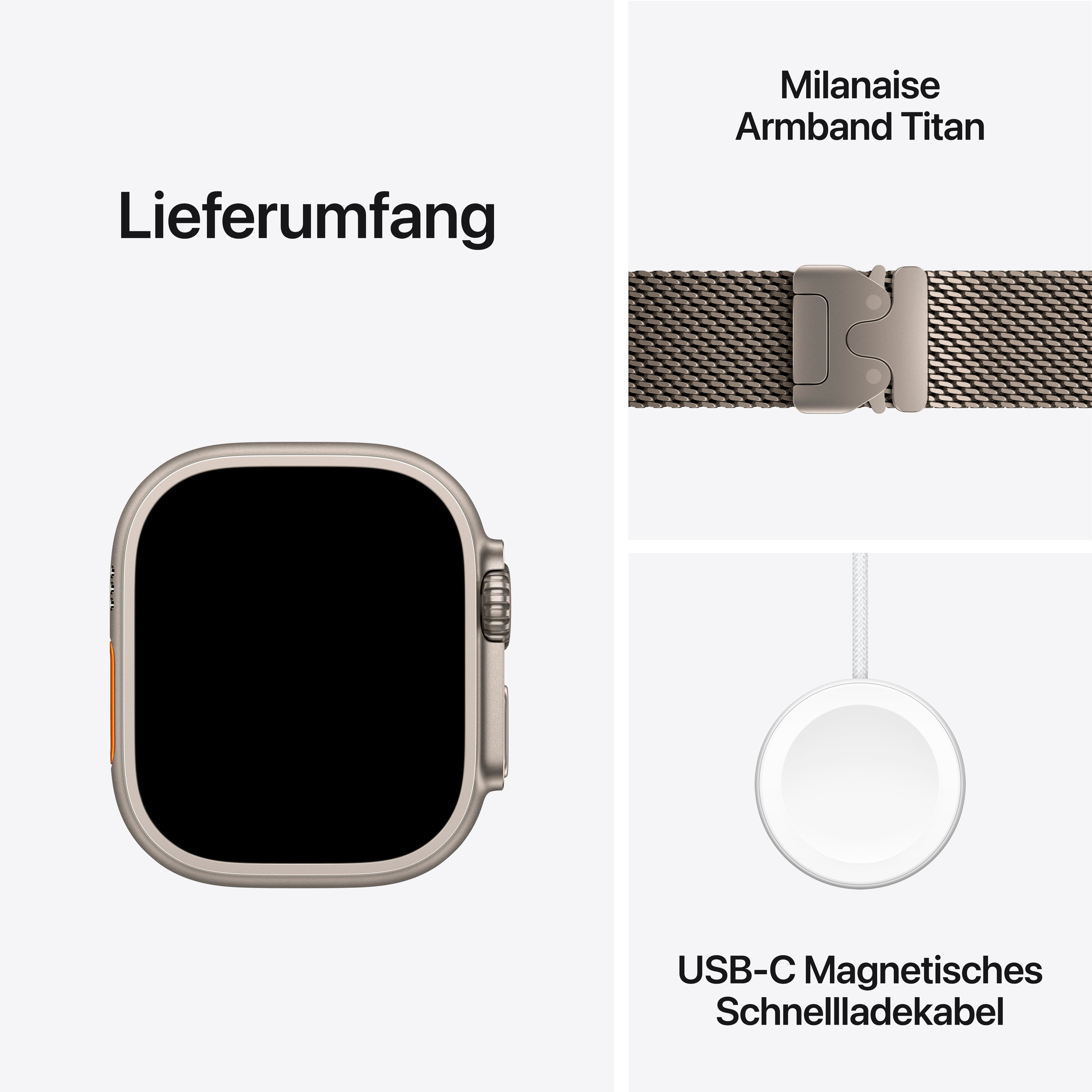 Apple Smartwatch »Watch Ultra 2 (2024) GPS + Cellular«, (4,9 cm), Watch OS, 64 GB
