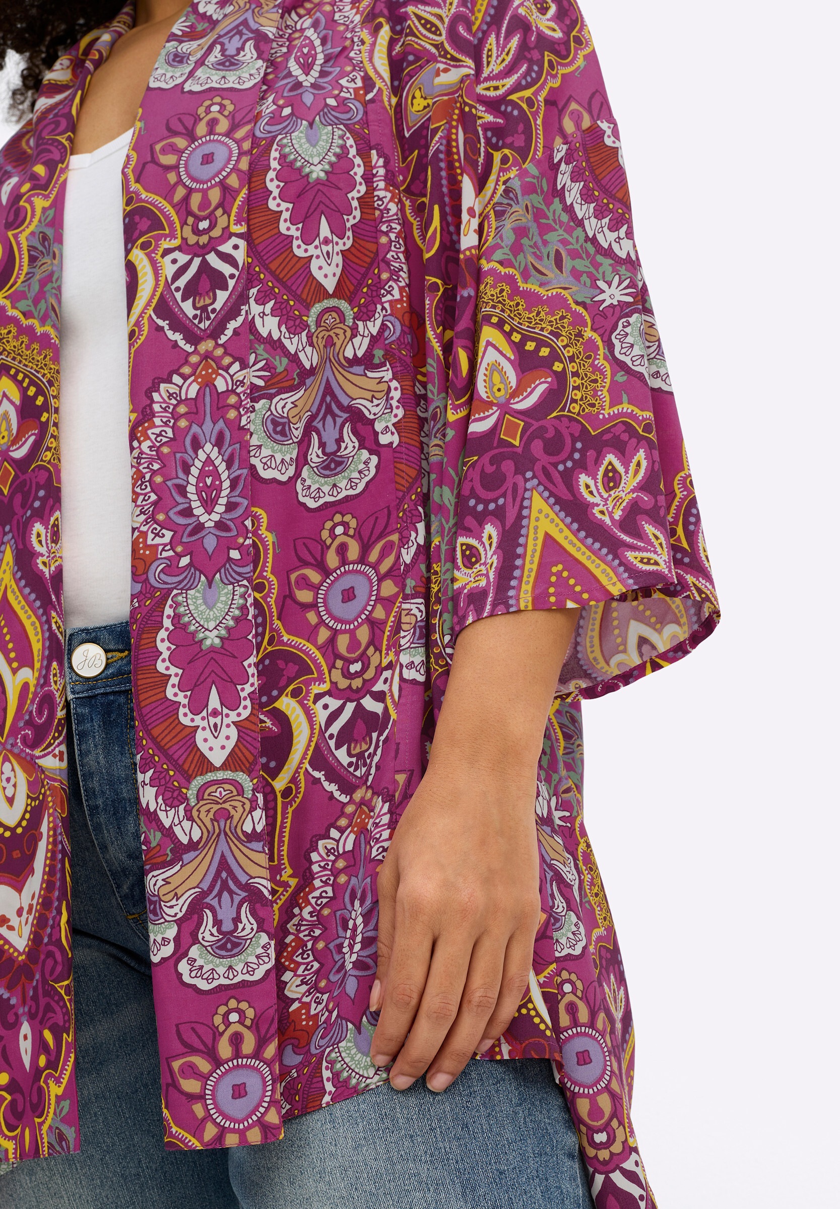 sheego by Joe Browns Blusenblazer »Blusenjacke Blusenjacke mit floralem Muster«