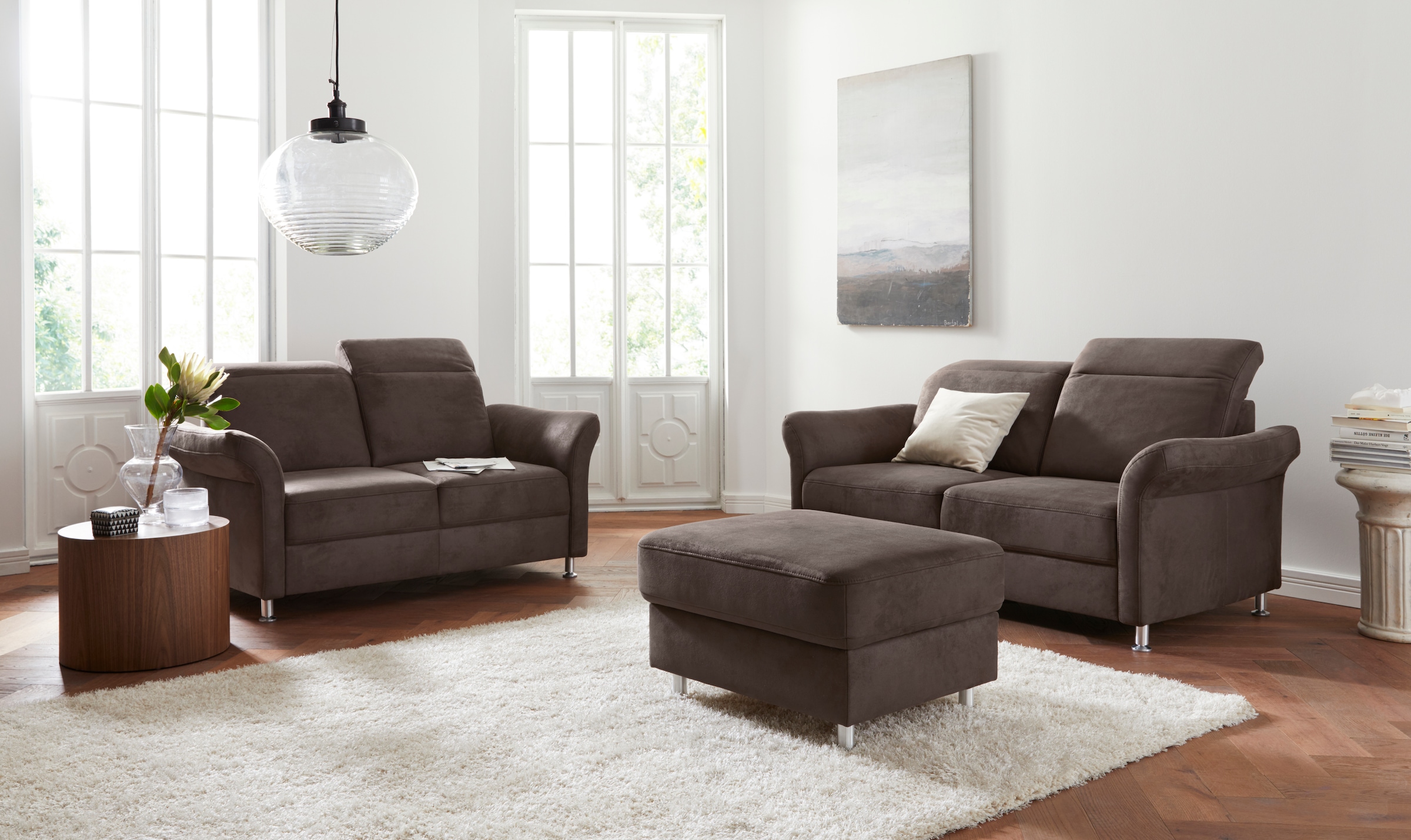 sit&more Stauraumhocker »Darwin«, inklusive Federkern und Stauraum