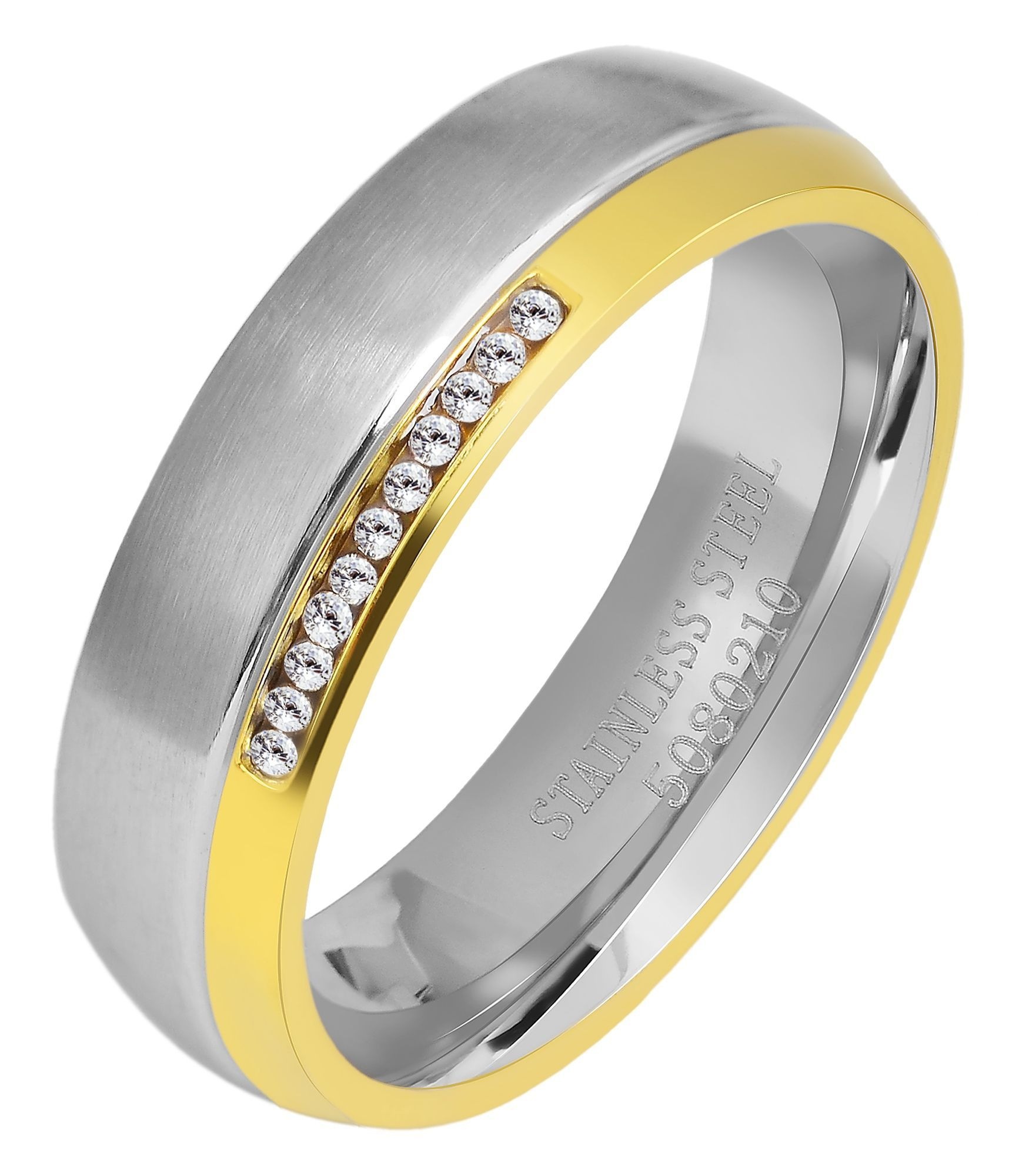 Adelia´s Fingerring »Damen Ring aus Edelstahl«