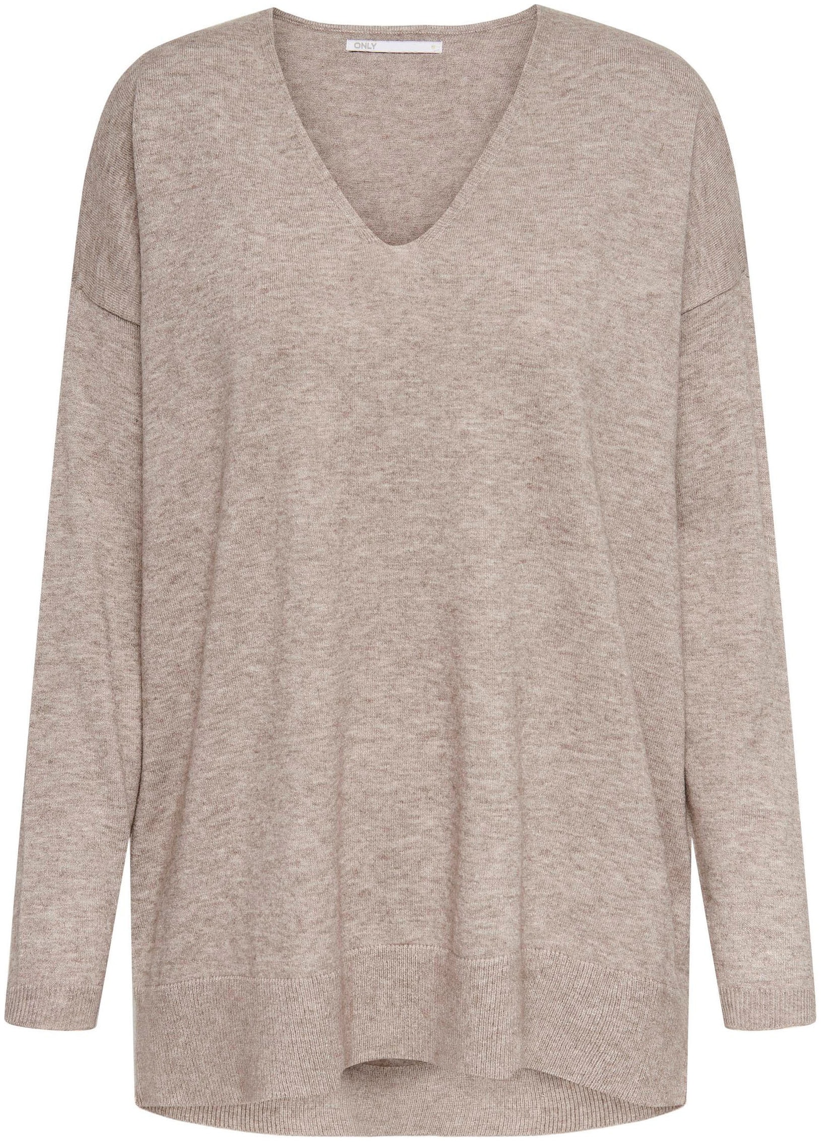 ONLY V-Ausschnitt-Pullover »ONLLELY L/S LOOSE V-NECK PULL KNT NOOS«