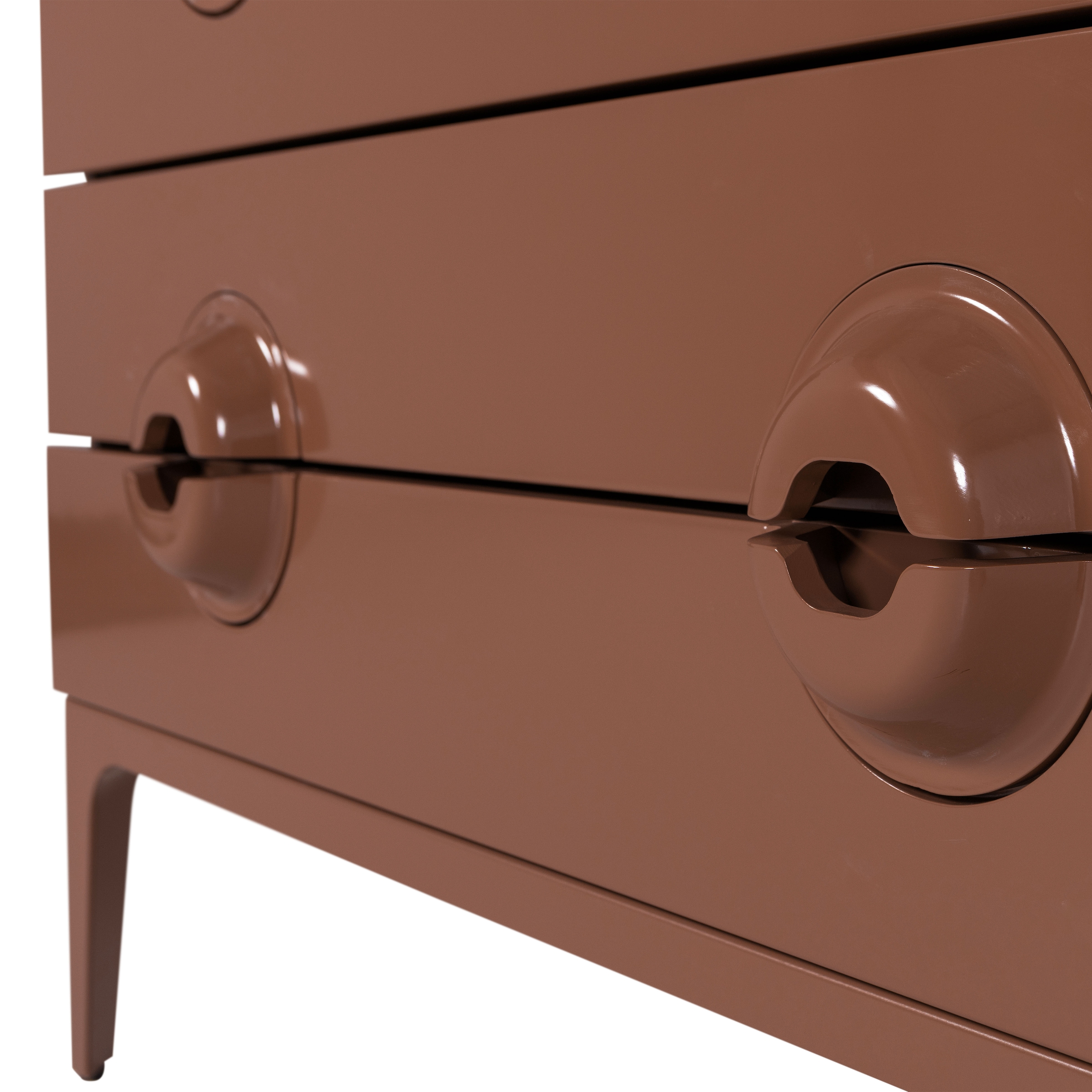 WOOOD Sideboard »Merge mit Eukalyptusholz und Dämpfung Funktion B 110 x T 44 x H 89 cm« Tragkraft 150 kg, vollständig montiert geliefert, sichtbare Maserung