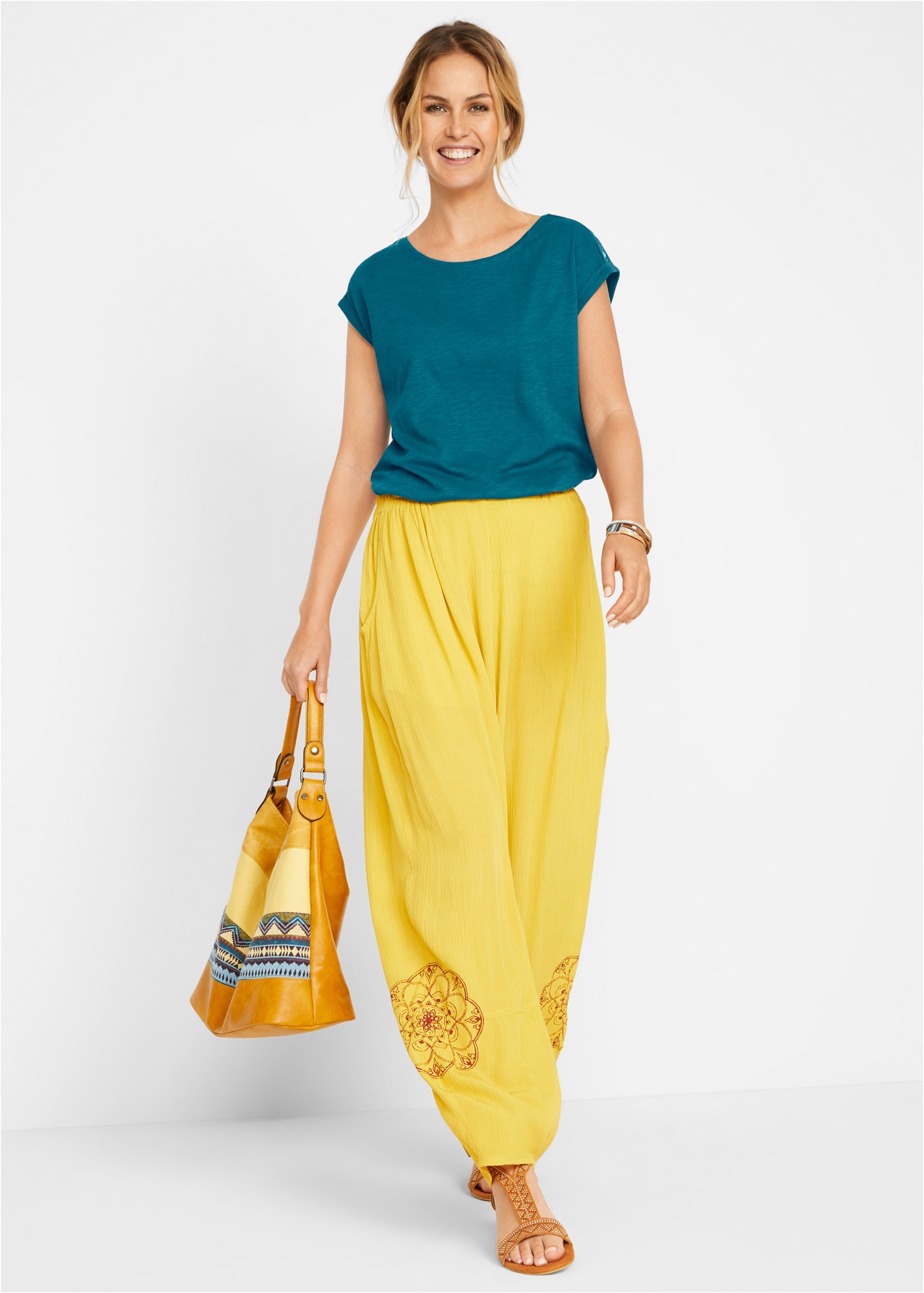 bonprix T-Shirt verschiedene Konfektionsgrößen, Kurzarm, lockerer Schnitt