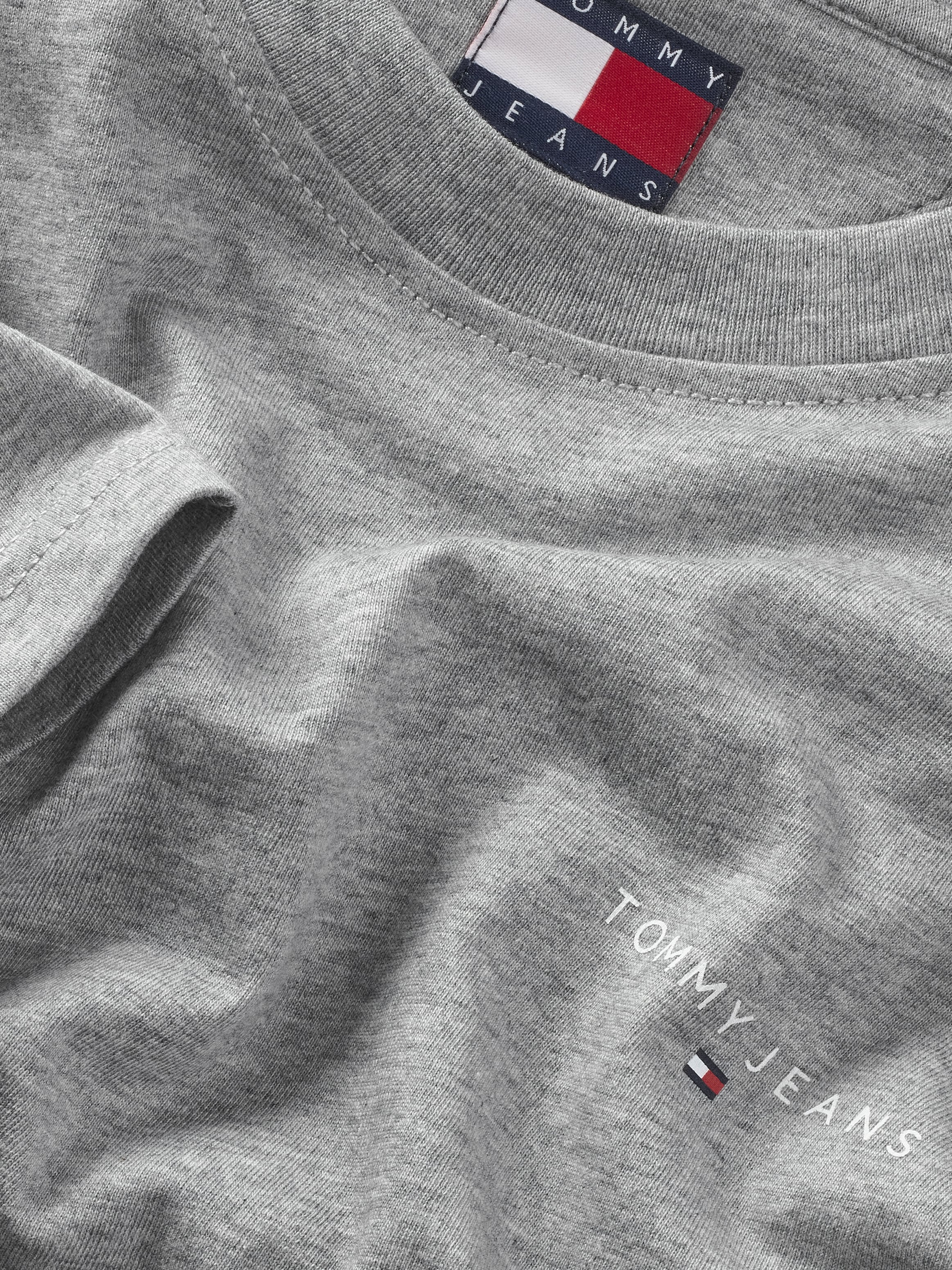 Tommy Jeans Plus Rundhalsshirt »TJM SLIM LINEAR CHEST SS TEE EXT«, in Großen Größen, Logodruck