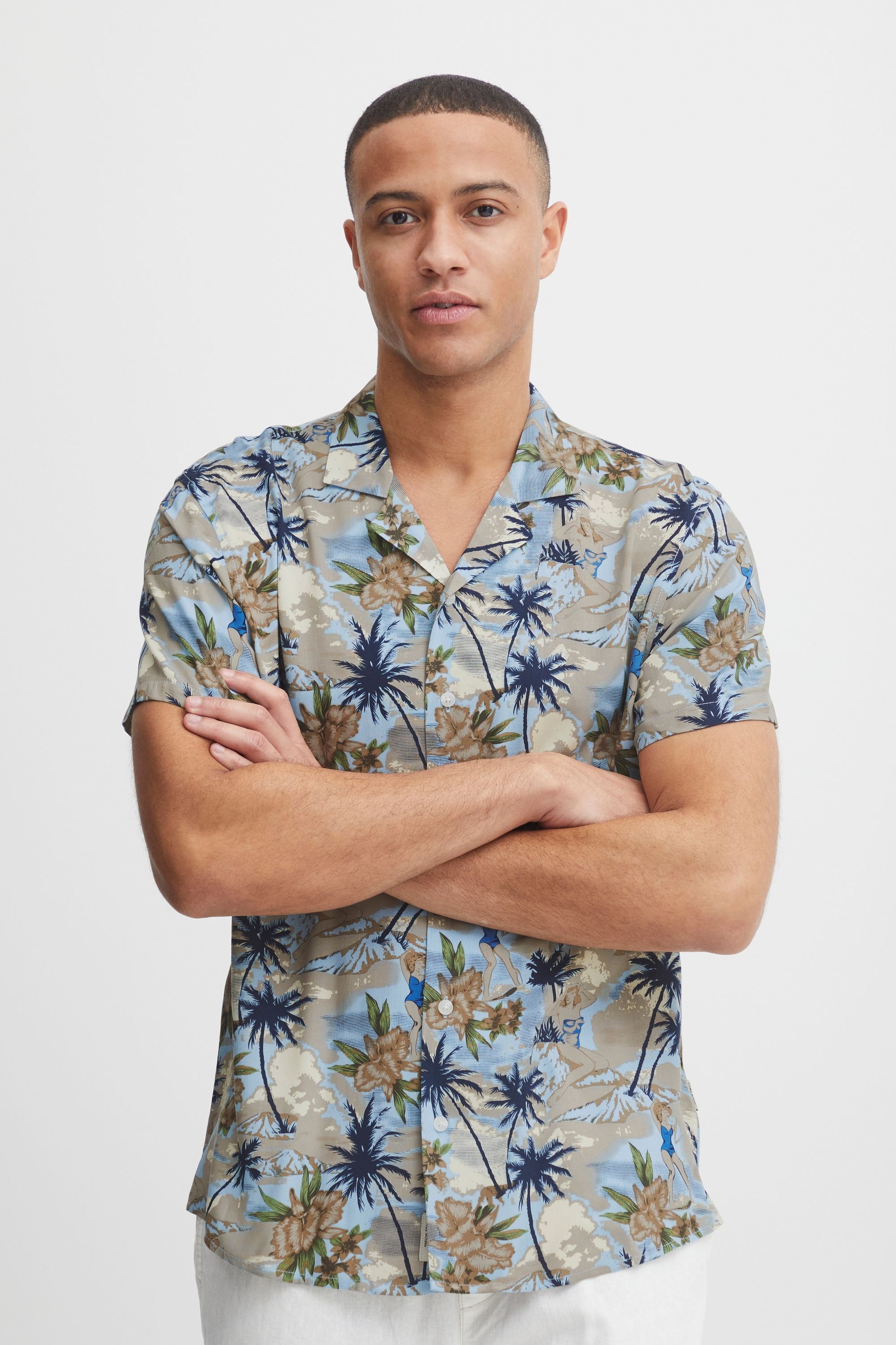 Blend Kurzarmshirt »Kurzarmhemd BHShirt«