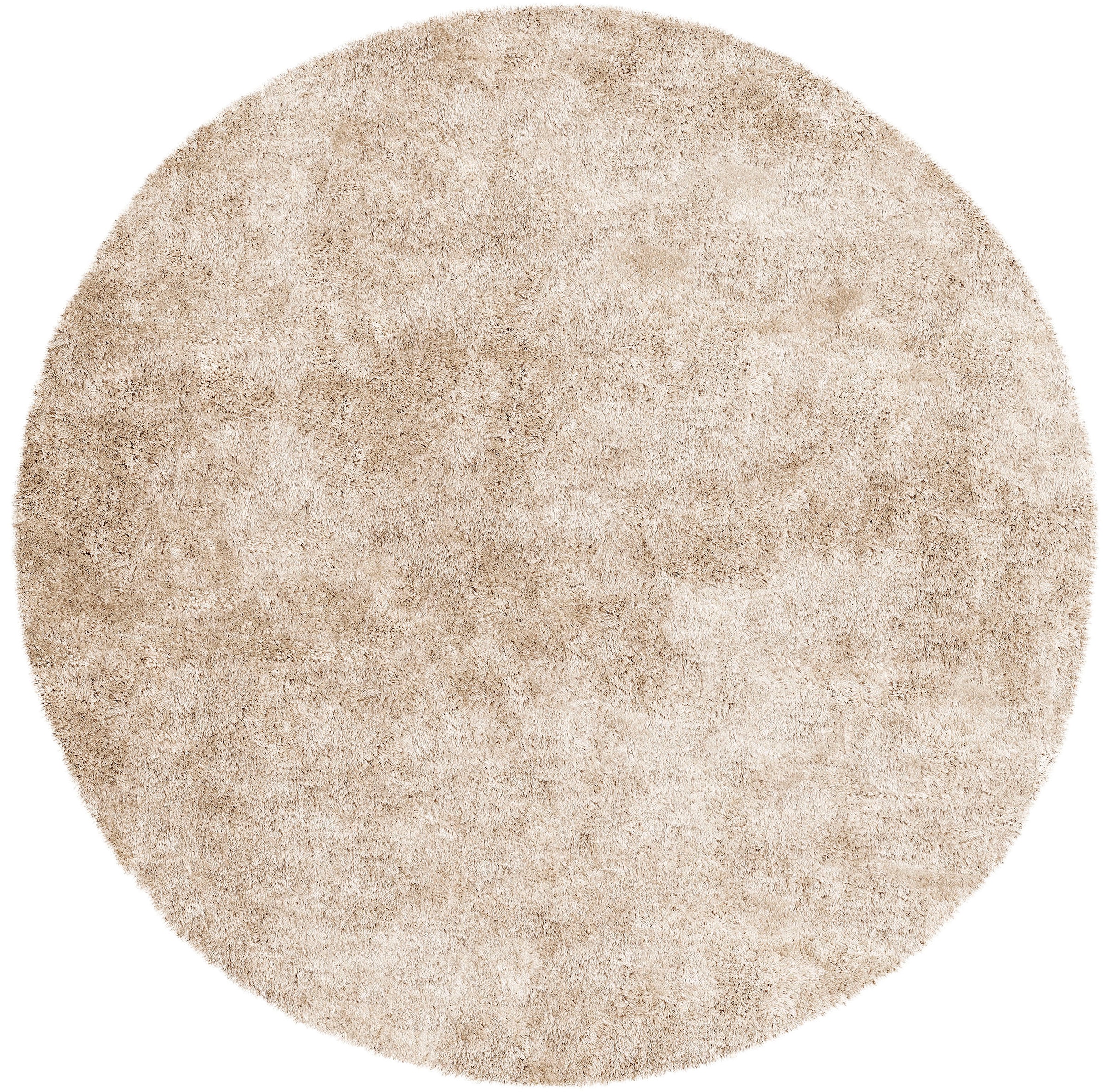 Bruno Banani Hochflor-Teppich »Dana Teppich, Kundenliebling«, rund, 30 mm Höhe, unifarben, Mikrofaser Teppiche, Wohnzimmer, Schlafzimmer, Esszimmer