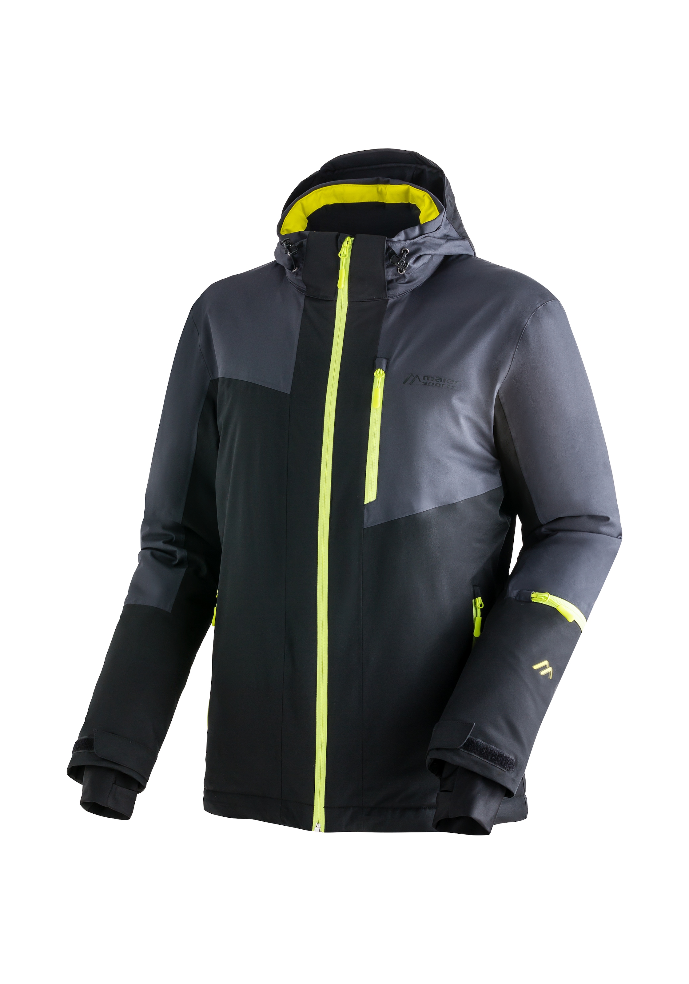 Maier Sports Skijacke »MONZABON M 2.0«, Herren Winterjacke, wasserdicht, 3 RV-Taschen und Kapuze, Regular fit