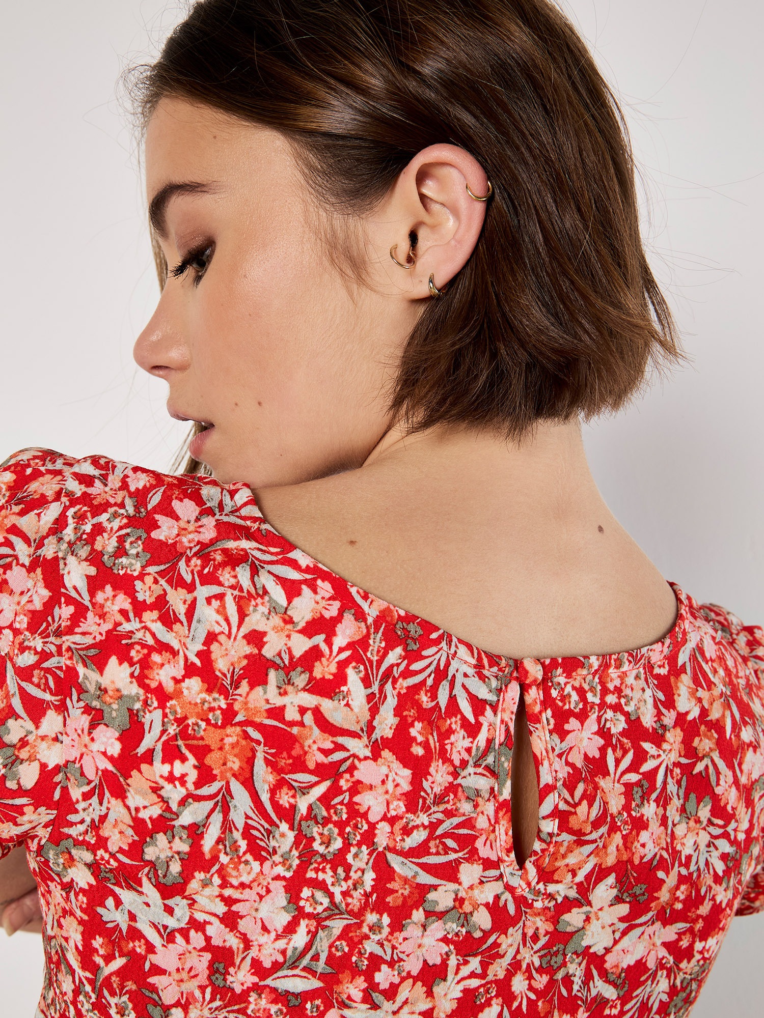 Apricot Druckbluse »Bluse« mit Tulpenärmel