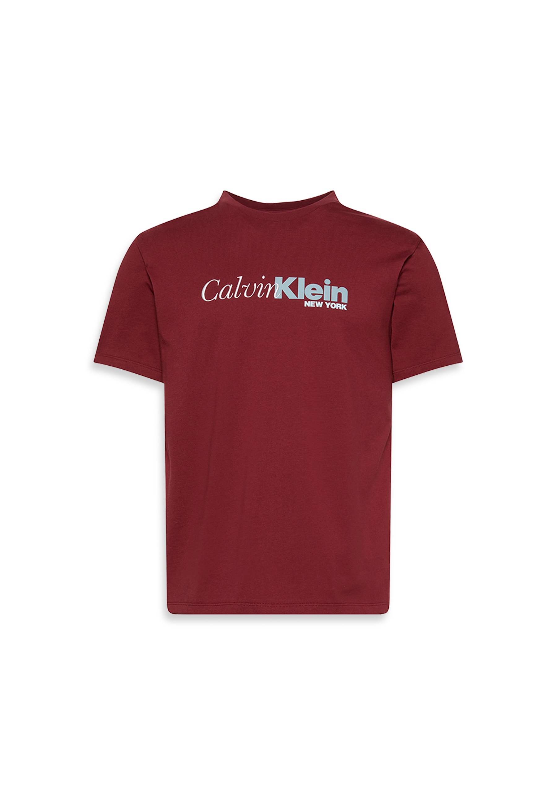 Calvin Klein T-Shirt »SS 20S EU CALVIN CURSIVE GRAPHIC«, Mit Rundhalsausschnitt, regular fit