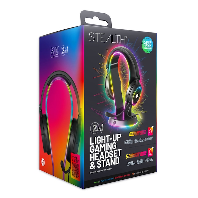 Stealth Gaming-Headset Zubehör »LED Headset Ständer mit Headset C6-100  LED«, 12 RGB Beleuchtungseffekte jetzt kaufen bei OTTO