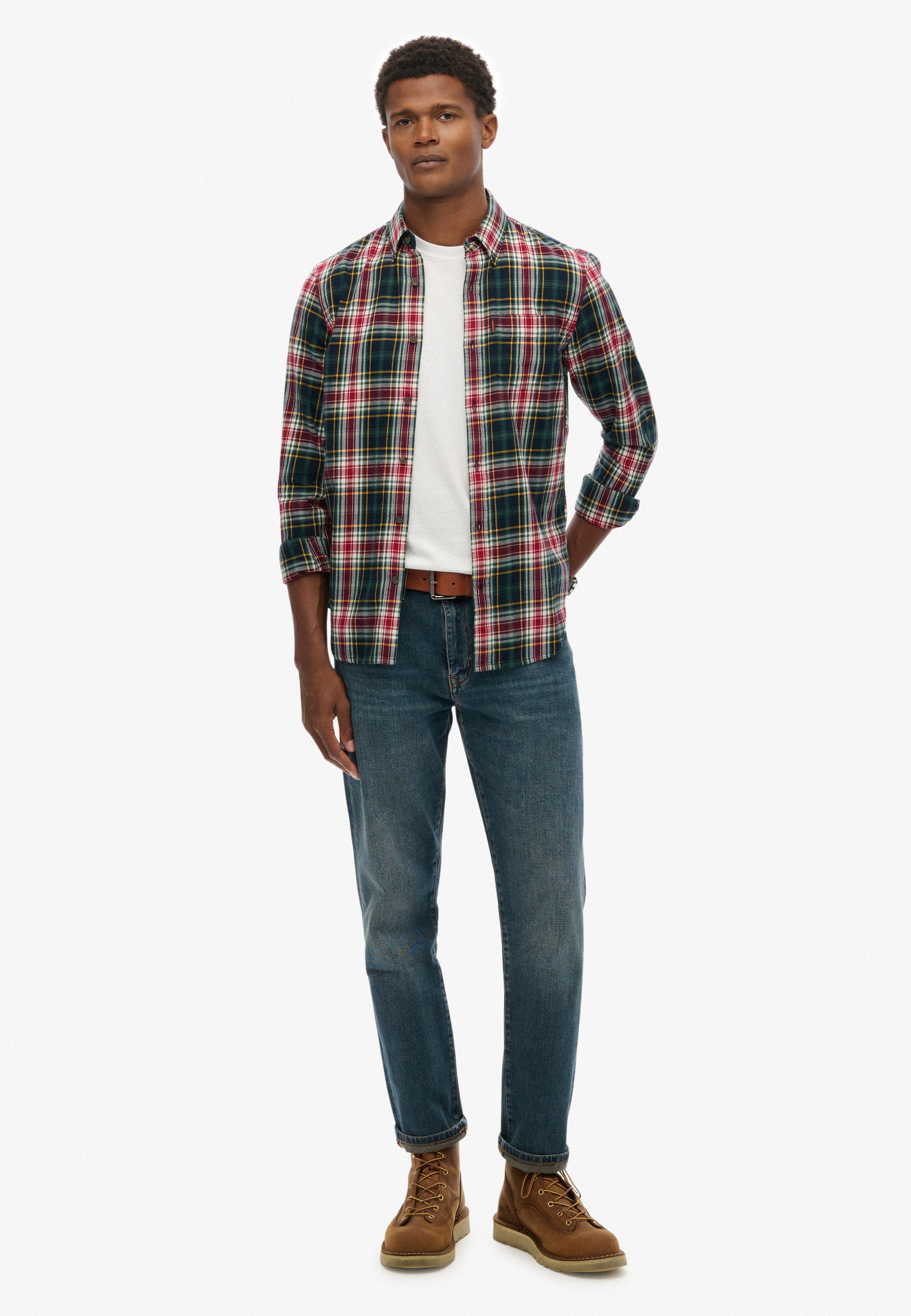 Superdry Langarmhemd »VINTAGE CHECK SHIRT«