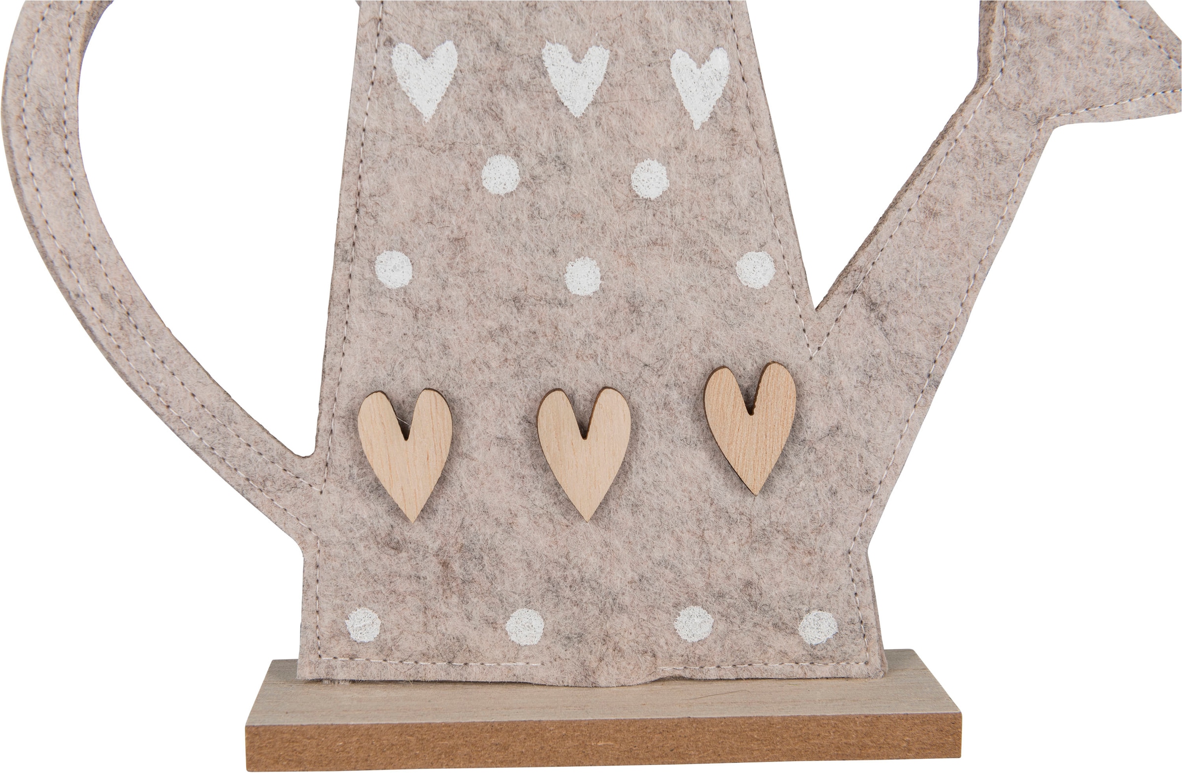 Creativ home Dekofigur »Frösche mit Gießkanne« mit niedlichen Applikationen