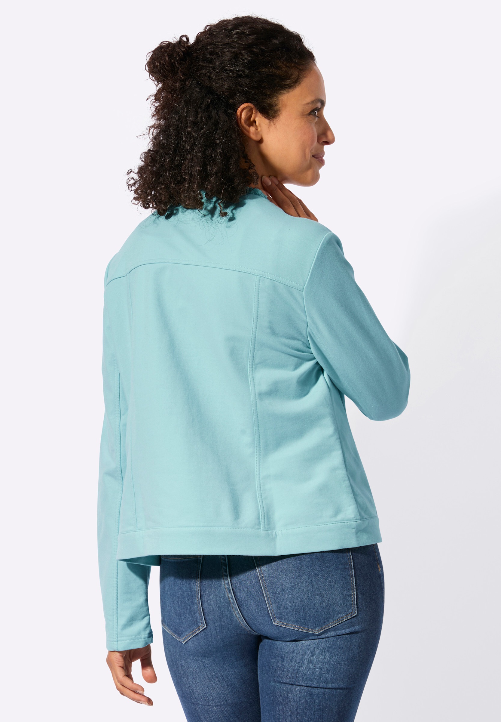 Witt Jerseyblazer »Jersey-Blazer Jerseyblazer mit Fransen-Verzierung«